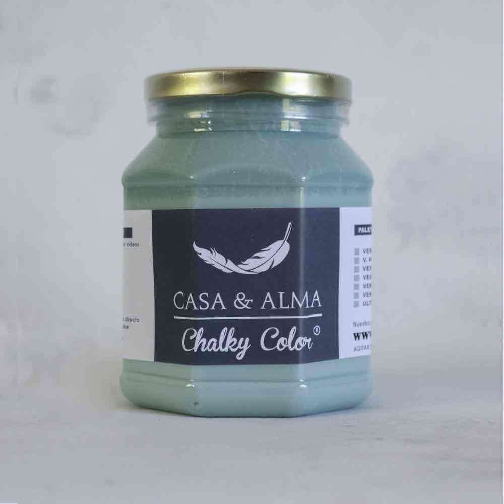 Pintura chalky color turquesa