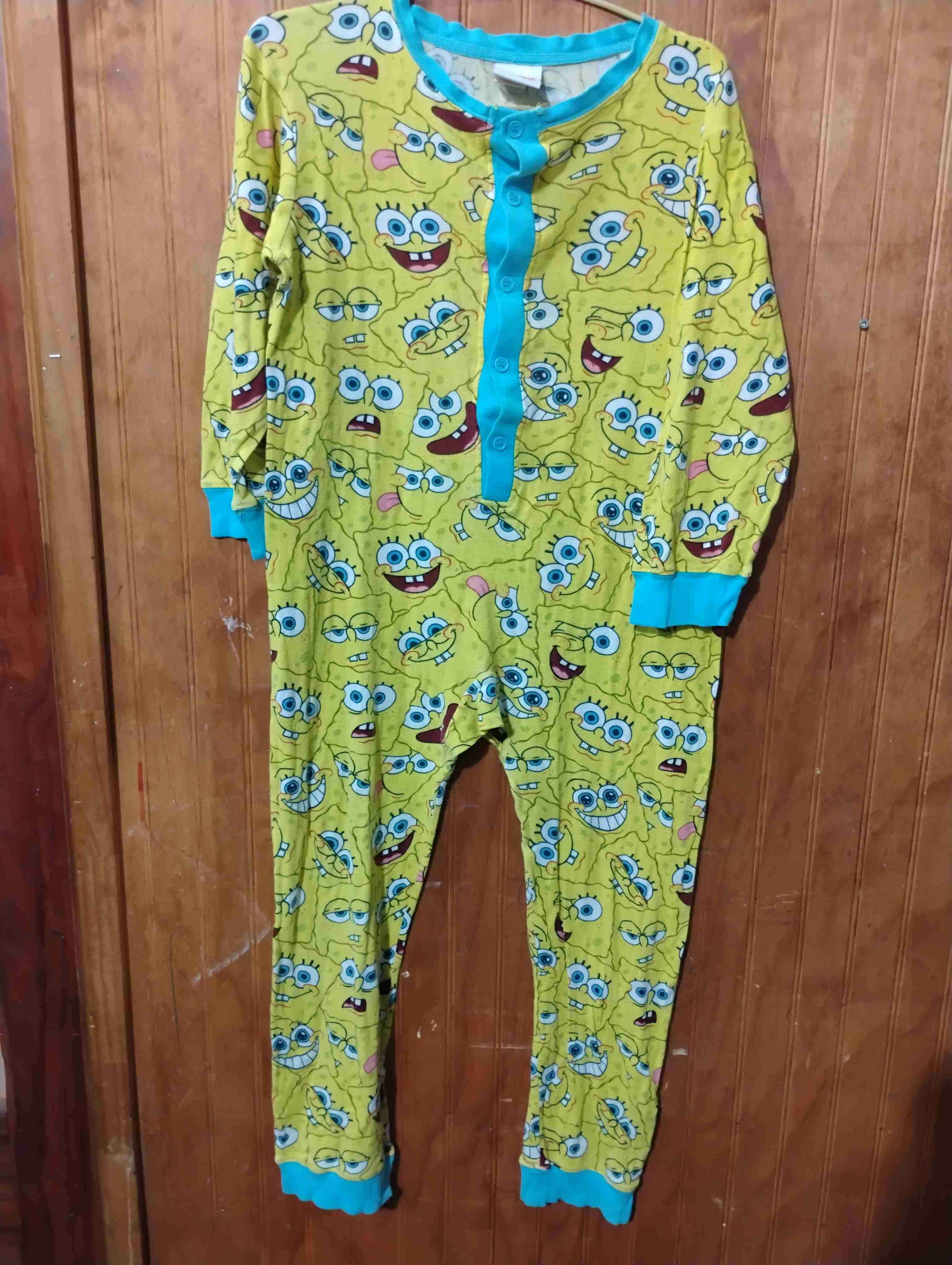 Pijama infantil Bob Esponja amarillo - miniatura 3