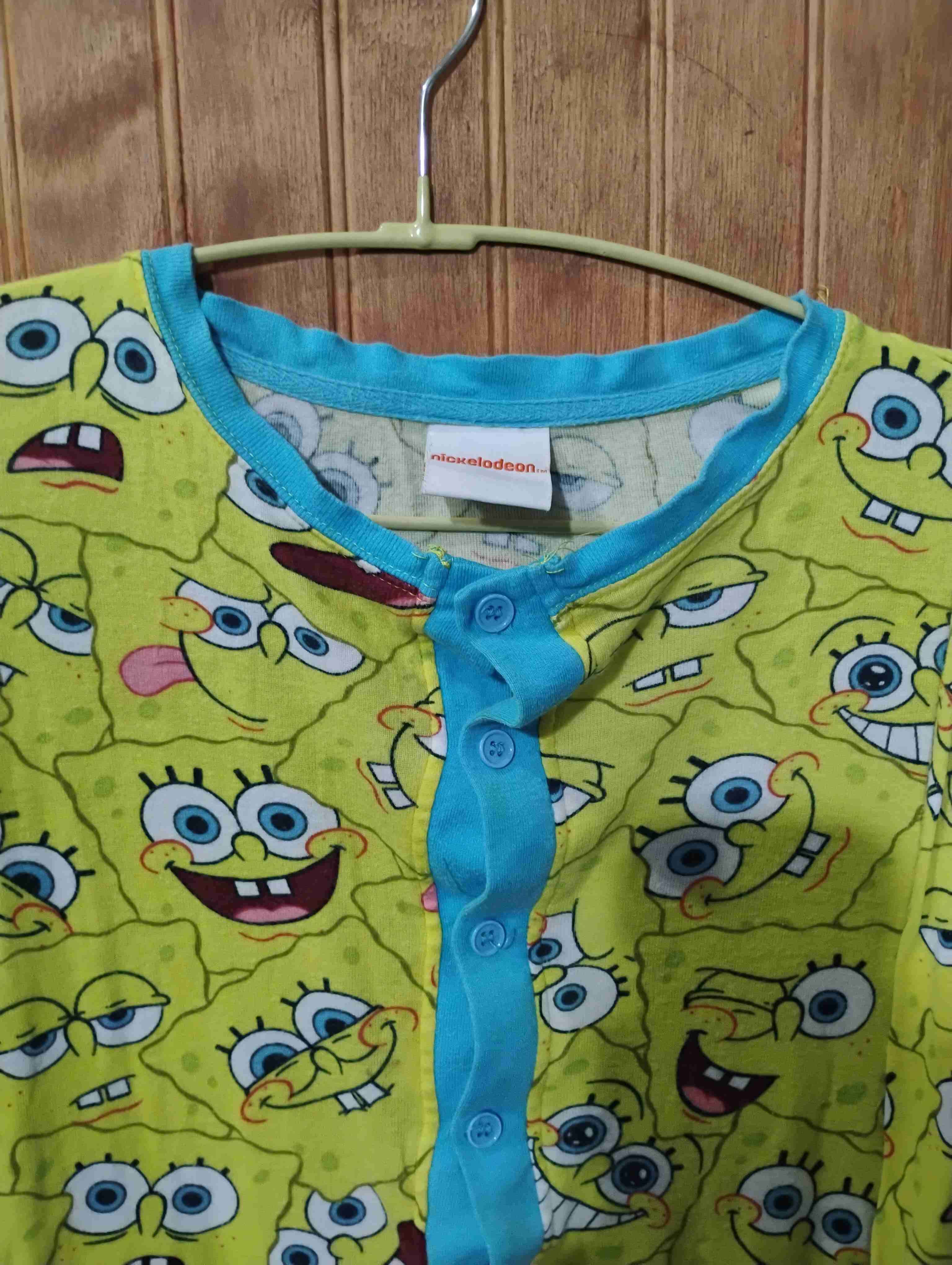 Pijama infantil Bob Esponja amarillo - miniatura 4