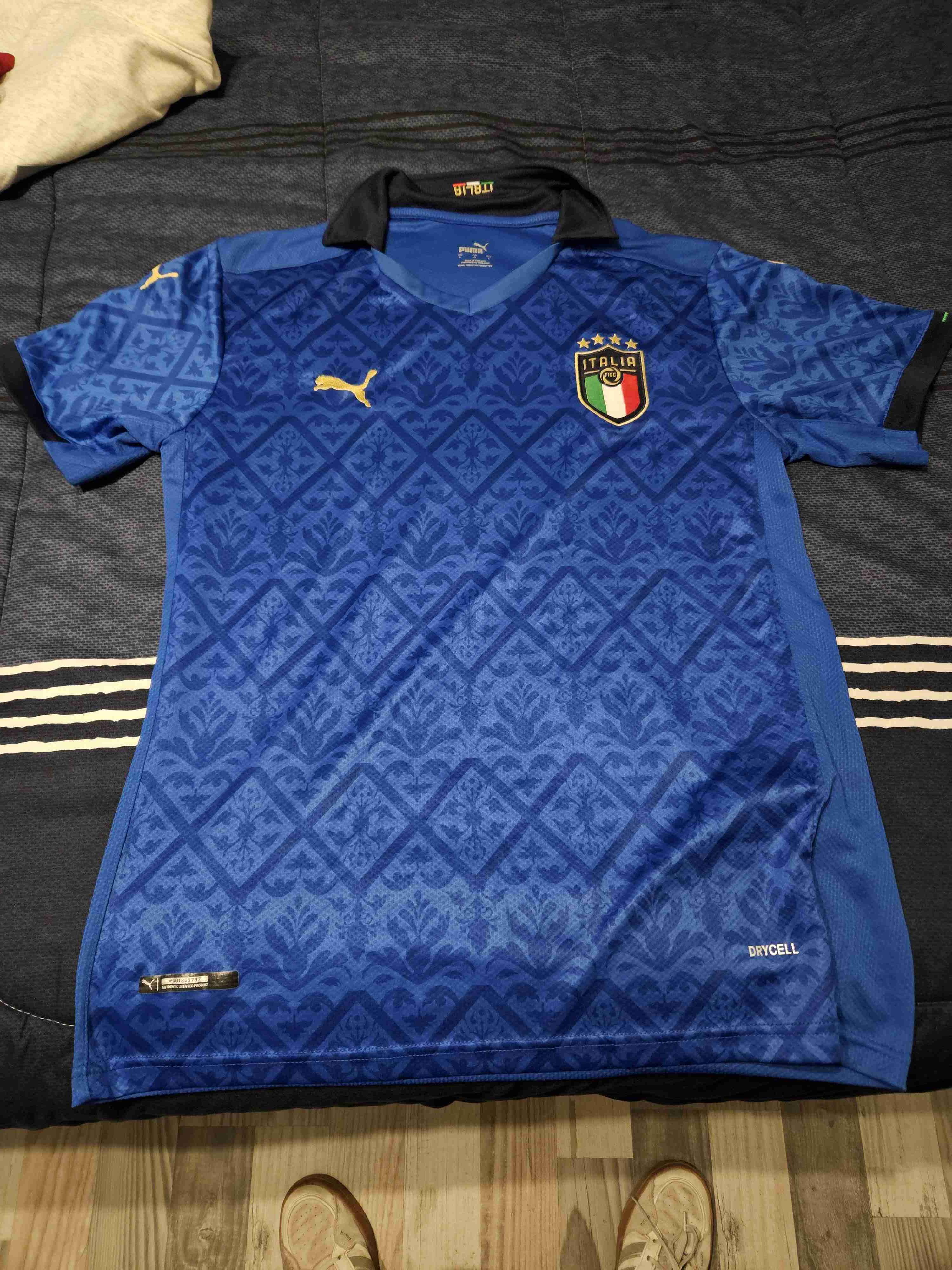 Camiseta deportiva Italia azul