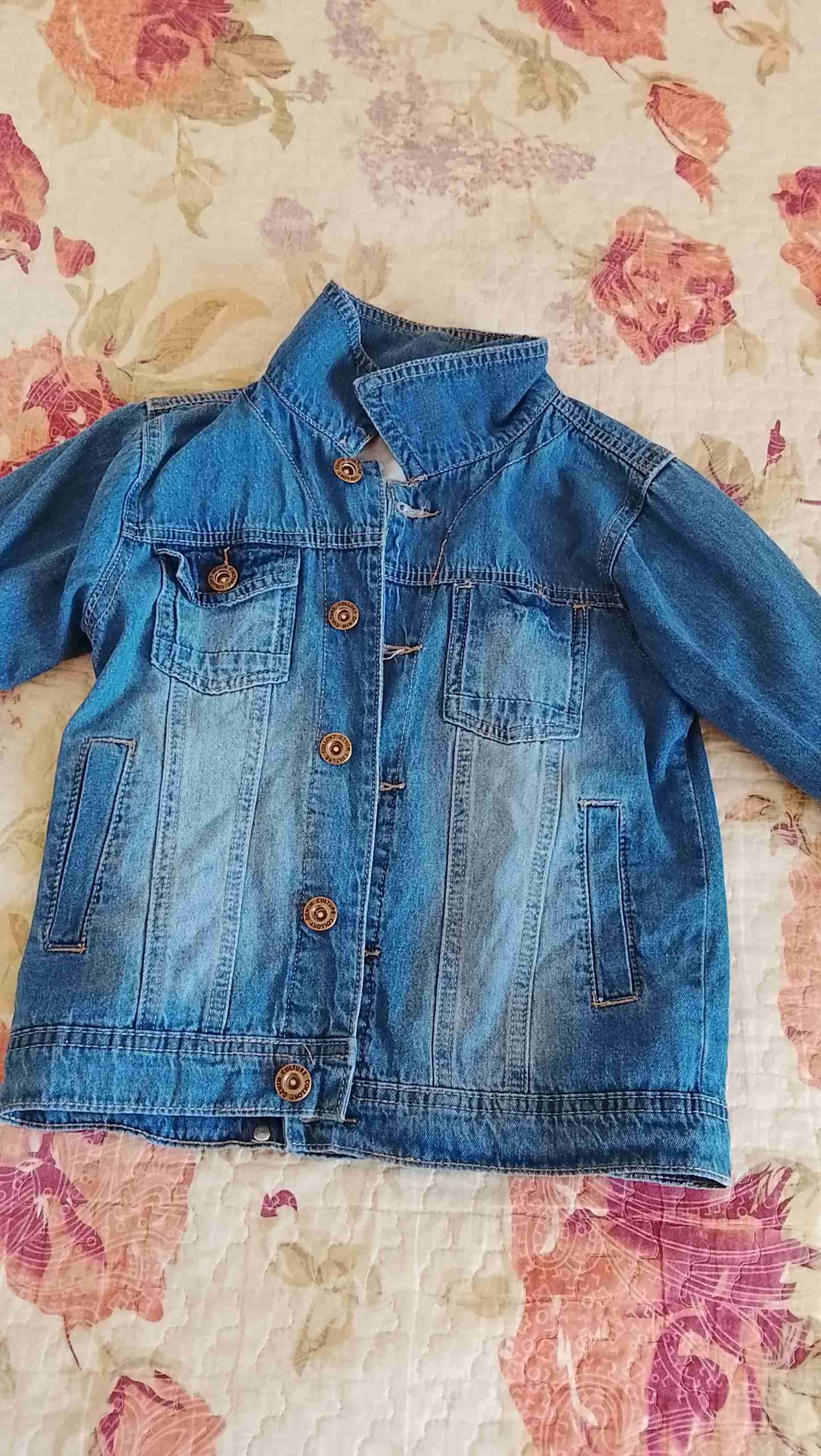 Chaqueta de mezclilla infantil