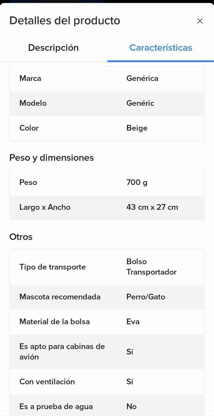 Bolso transportador para mascotas - miniatura 5