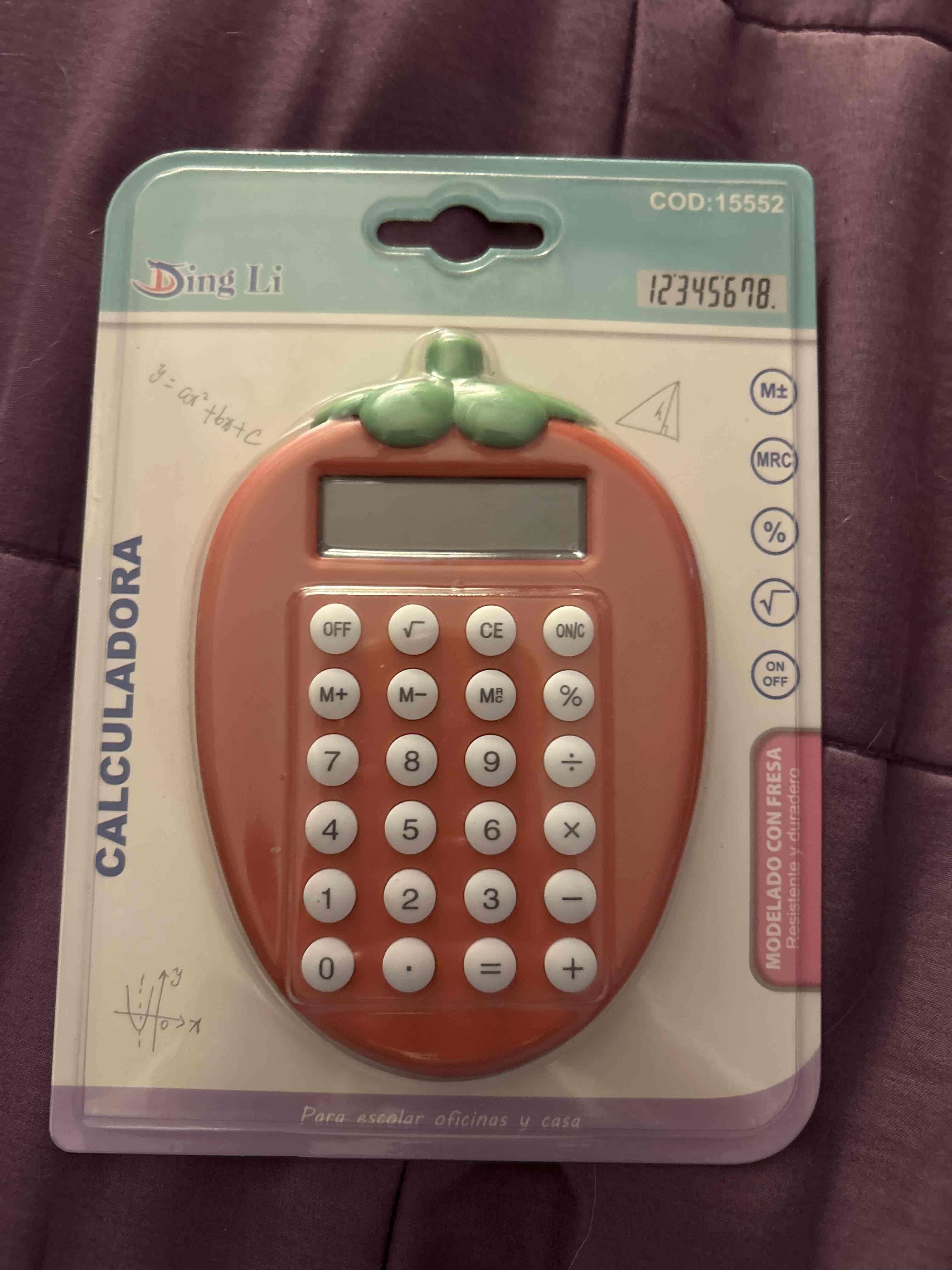 Calculadora frutilla Ding Li