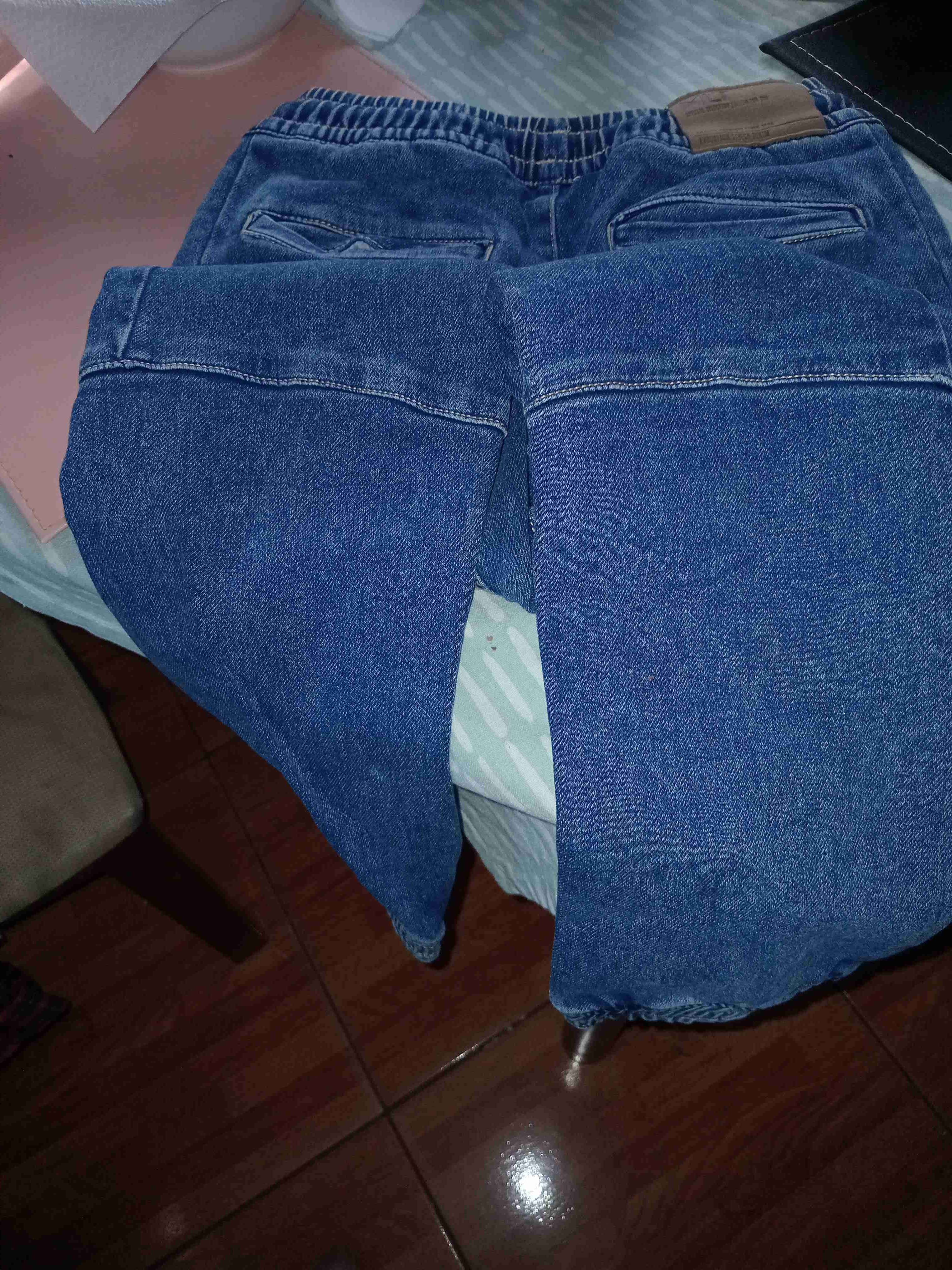 Pantalon de mezclilla azul - miniatura 4
