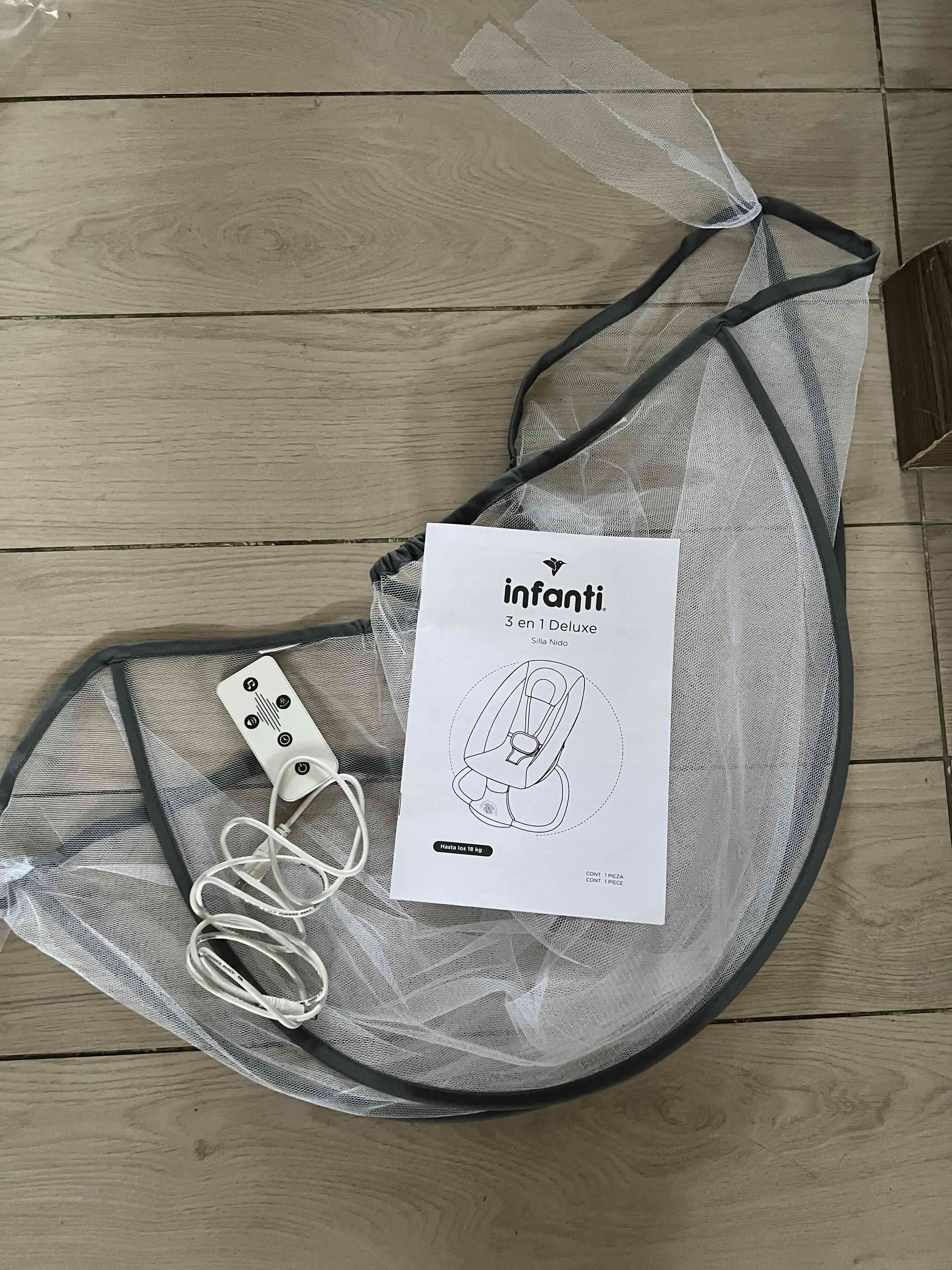 Silla mecedora deluxe 3 en 1 infanti - miniatura 3