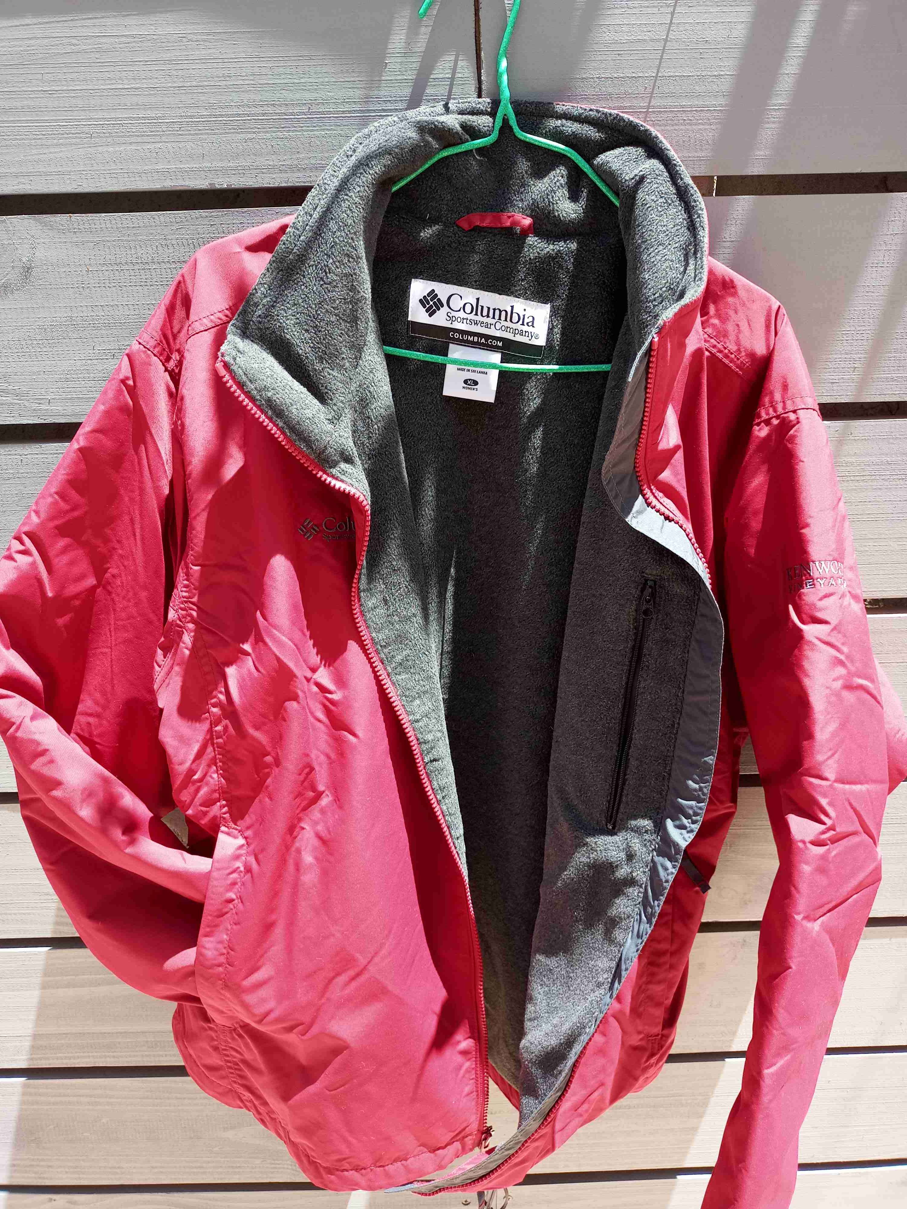 Chaqueta Columbia roja outdoor - miniatura 2