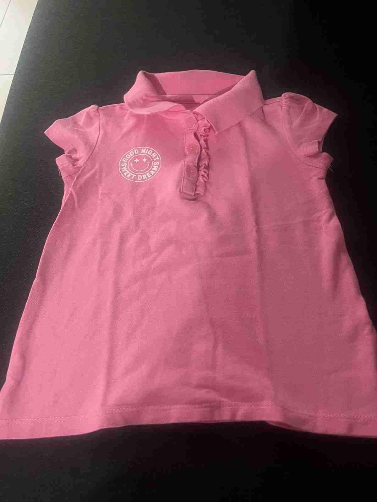 Polera rosa para niñas talla 4