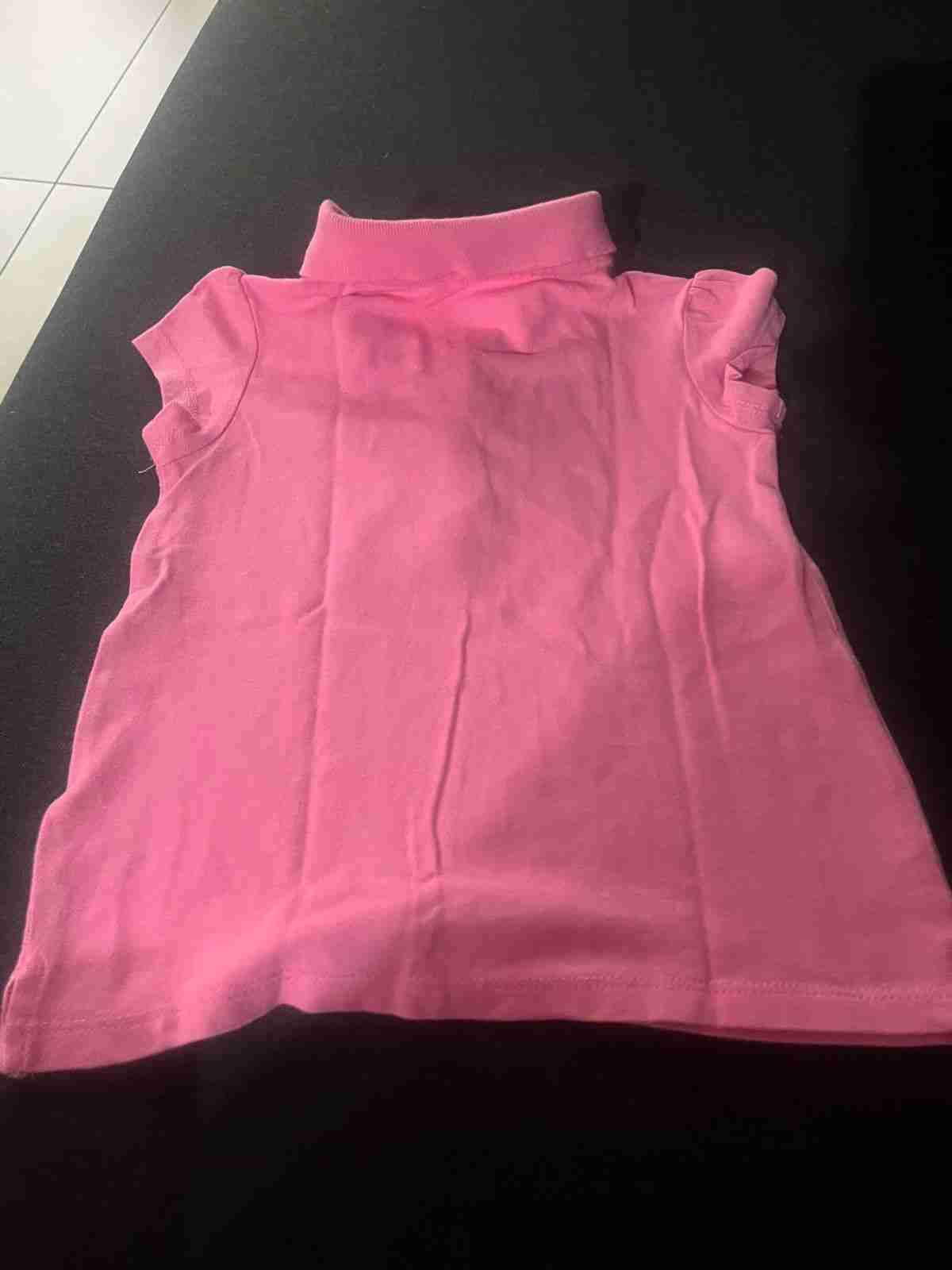 Polera rosa para niñas talla 4 - miniatura 2