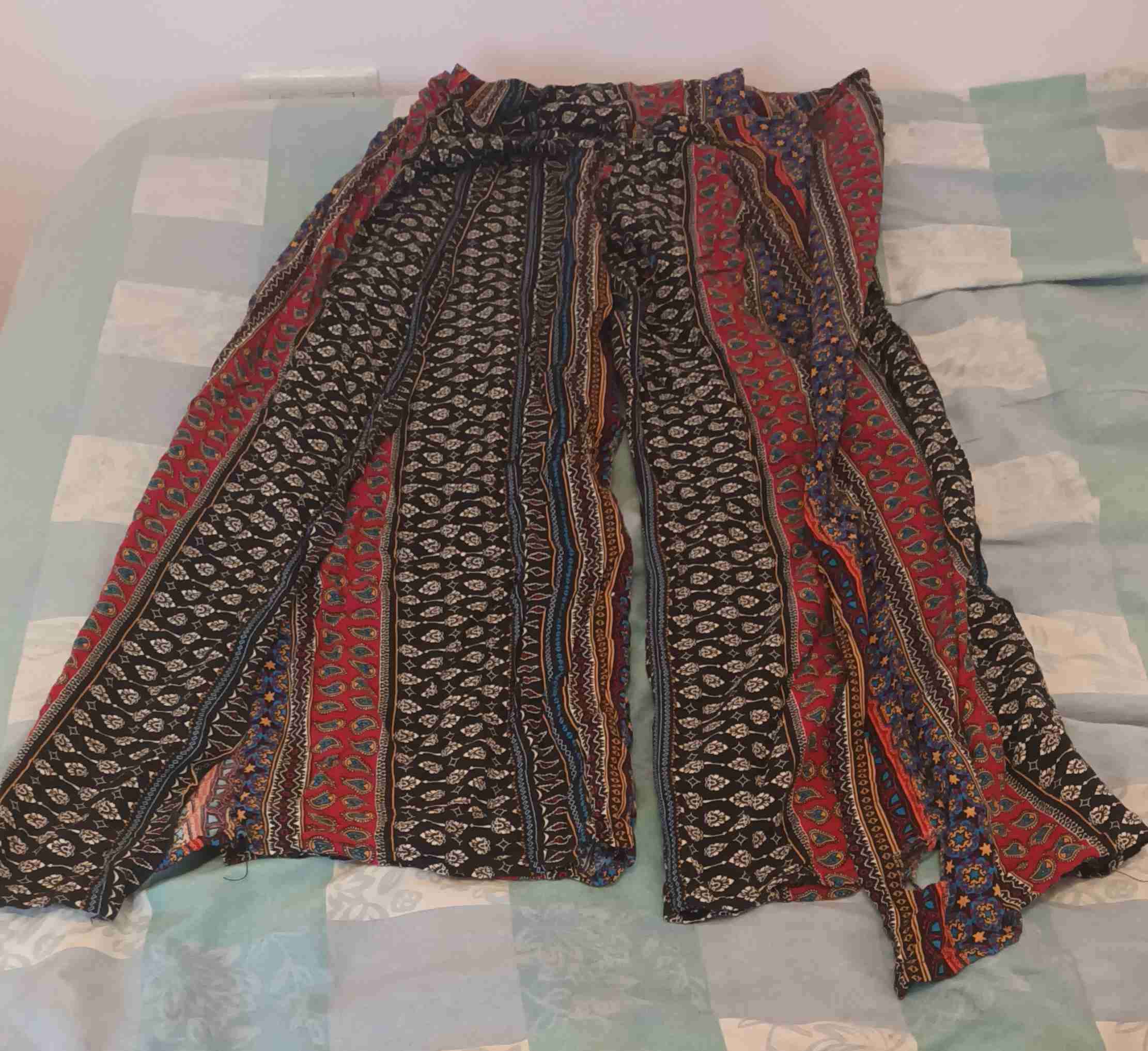 Pantalones étnicos multicolor