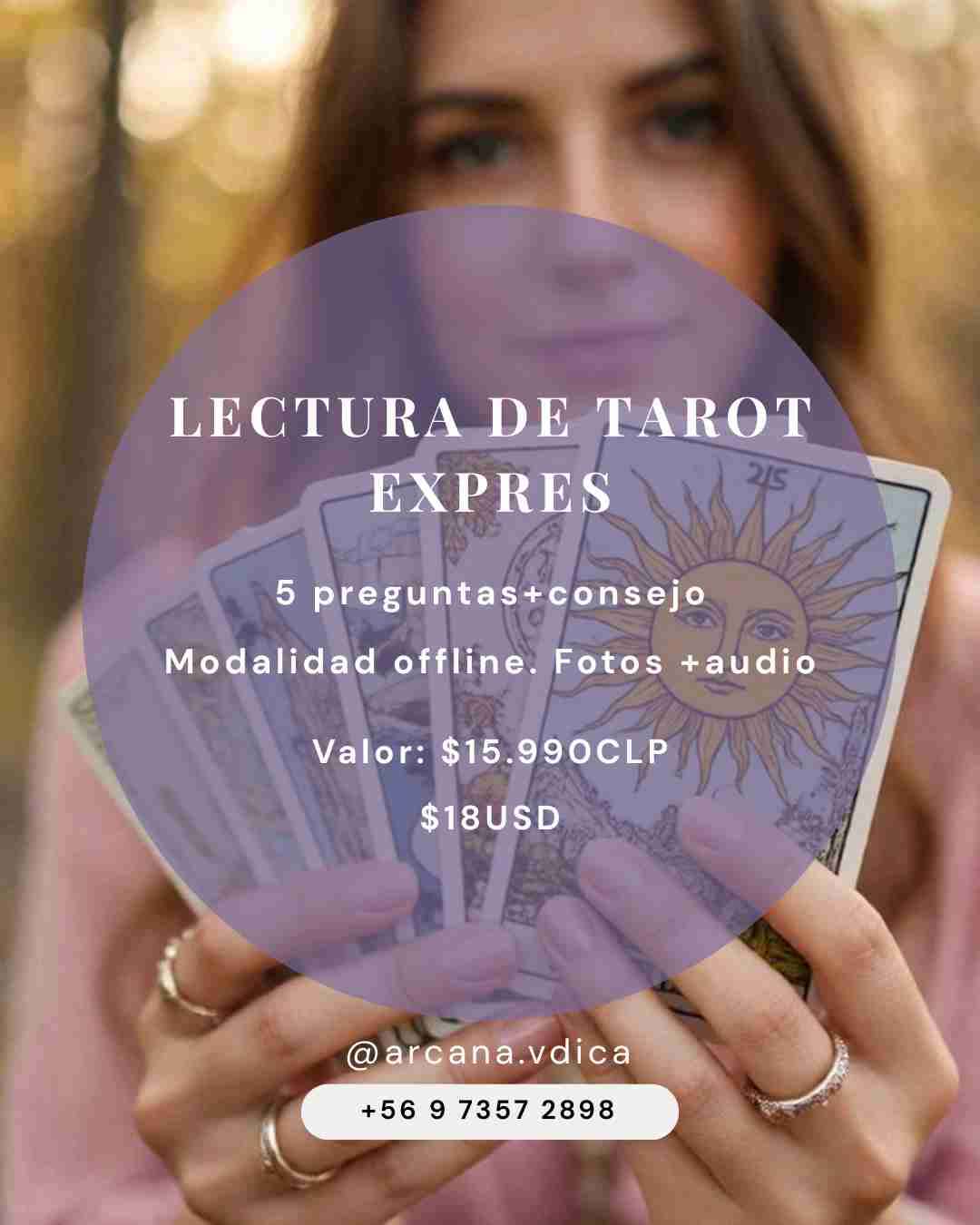Lectura de tarot exprés