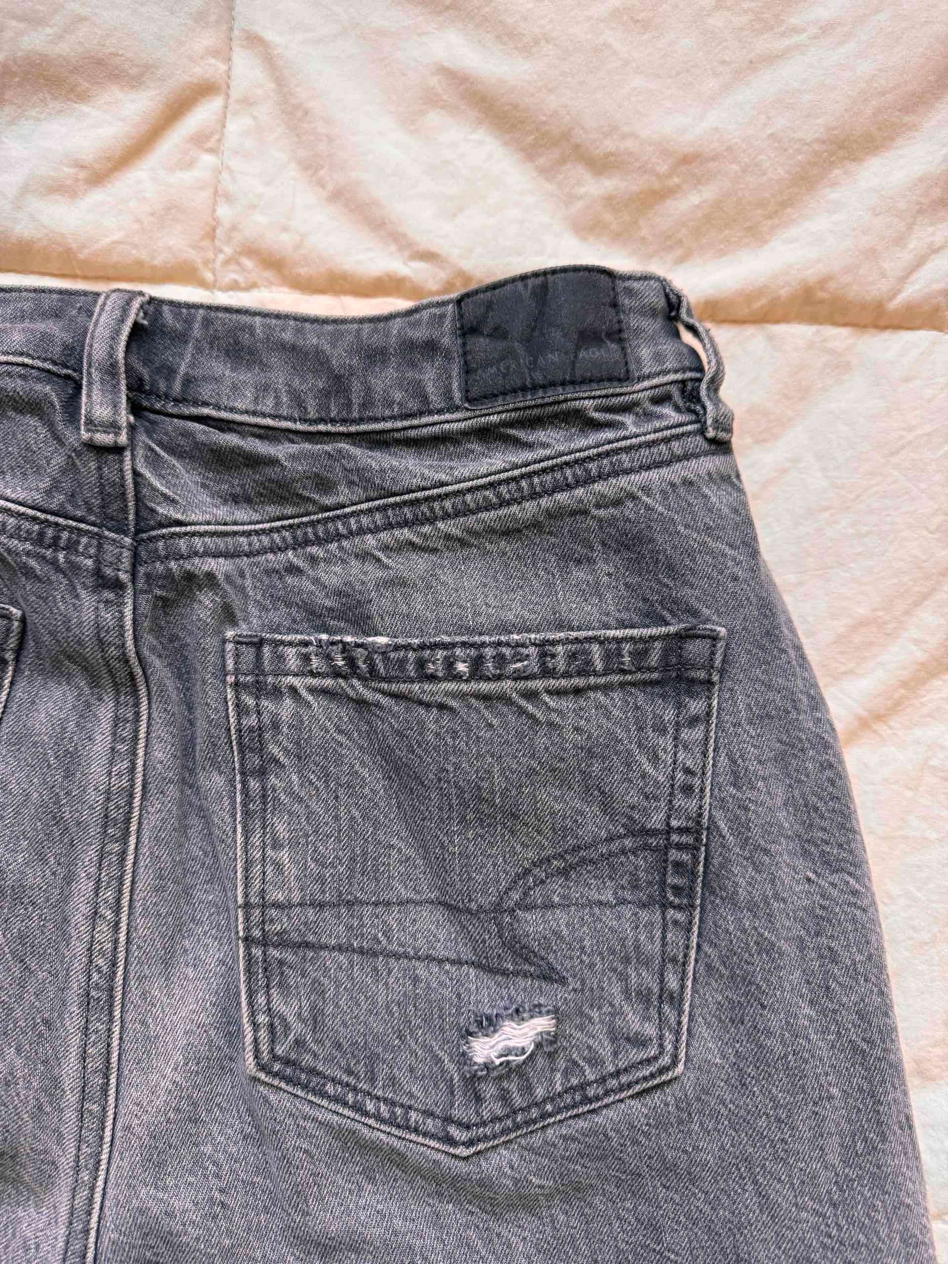 Jeans gris rasgados - miniatura 3