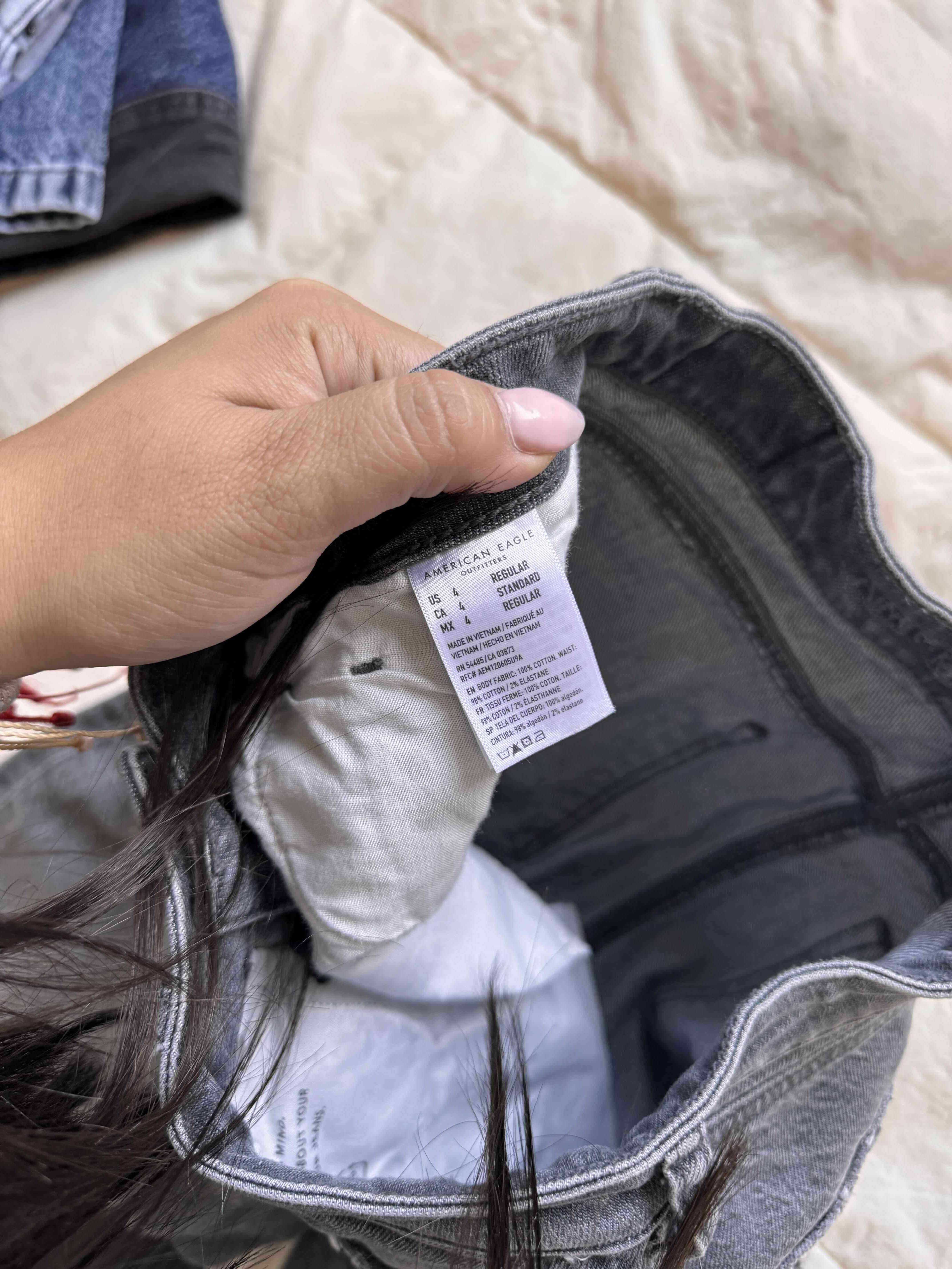 Jeans gris rasgados - miniatura 5