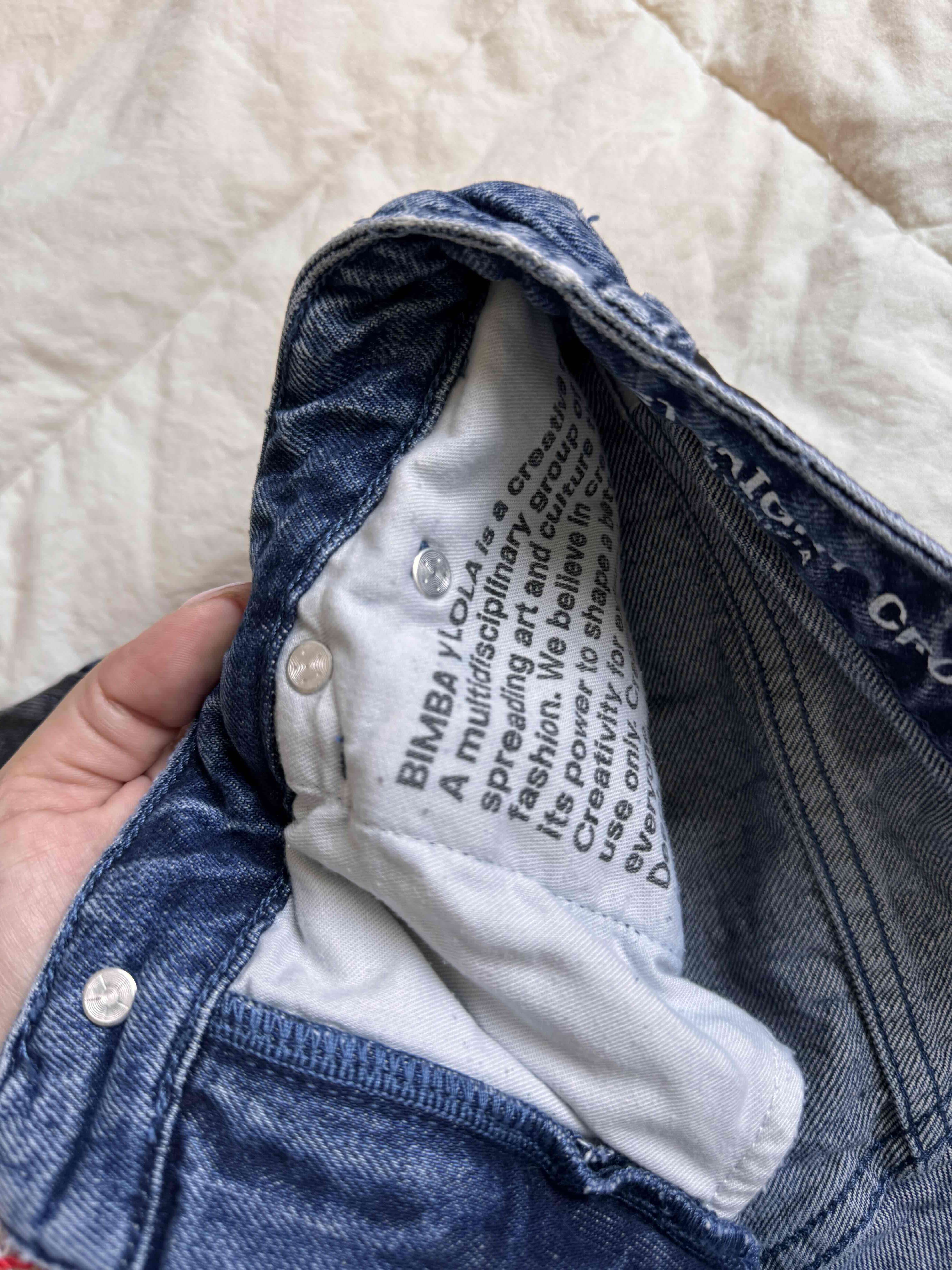 Jeans bicolor vintage - miniatura 3