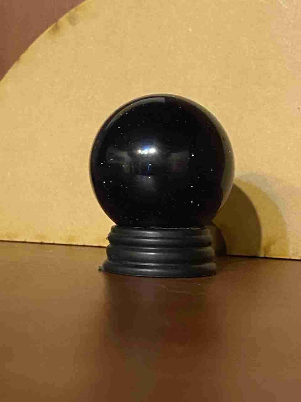 Esfera decorativa piedra lluvia de estrellas