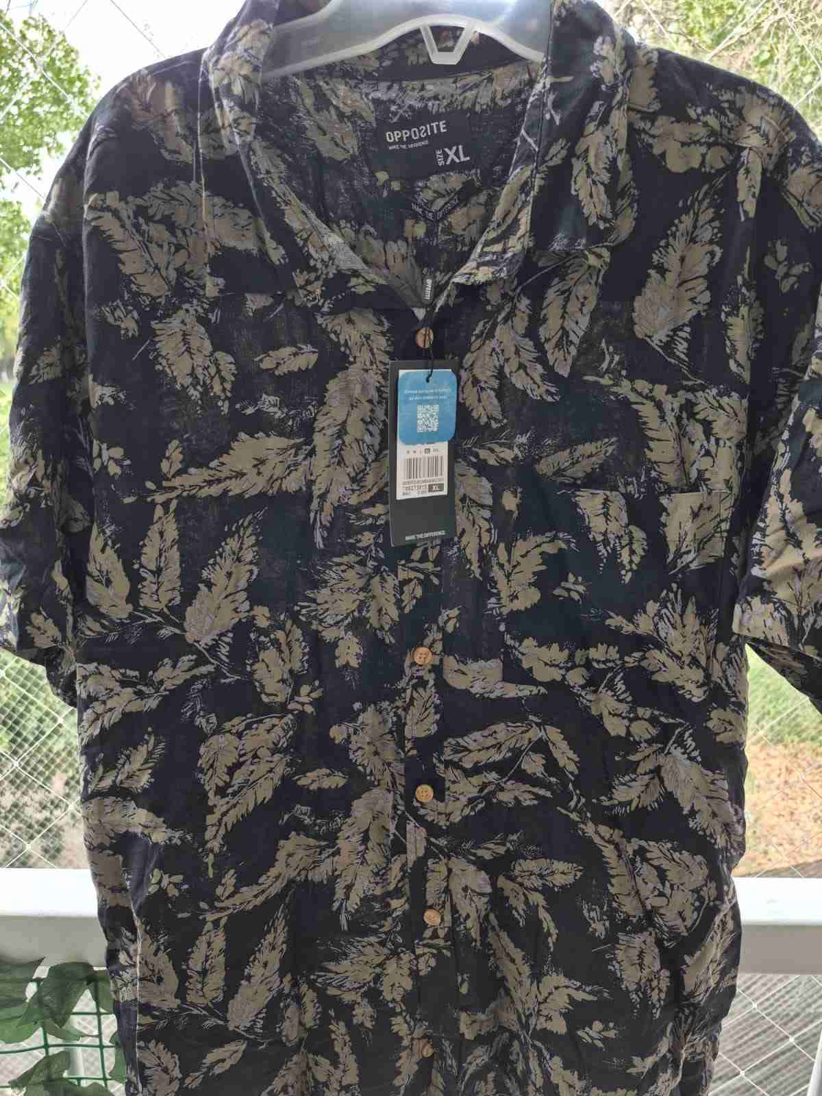 Camisa hawaiana estampada XL