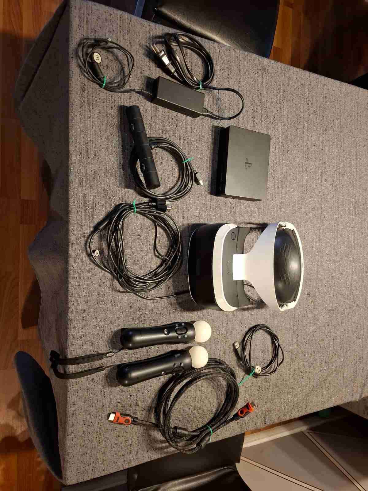 Playstation vr 1 psvr1 completo - miniatura 2