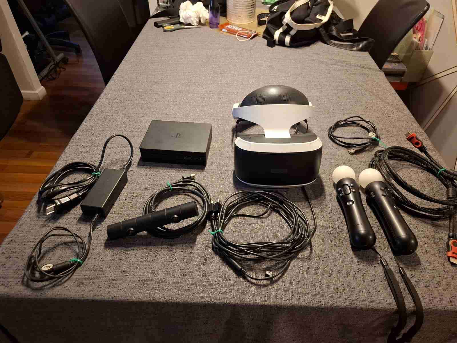 Playstation vr 1 psvr1 completo - miniatura 3