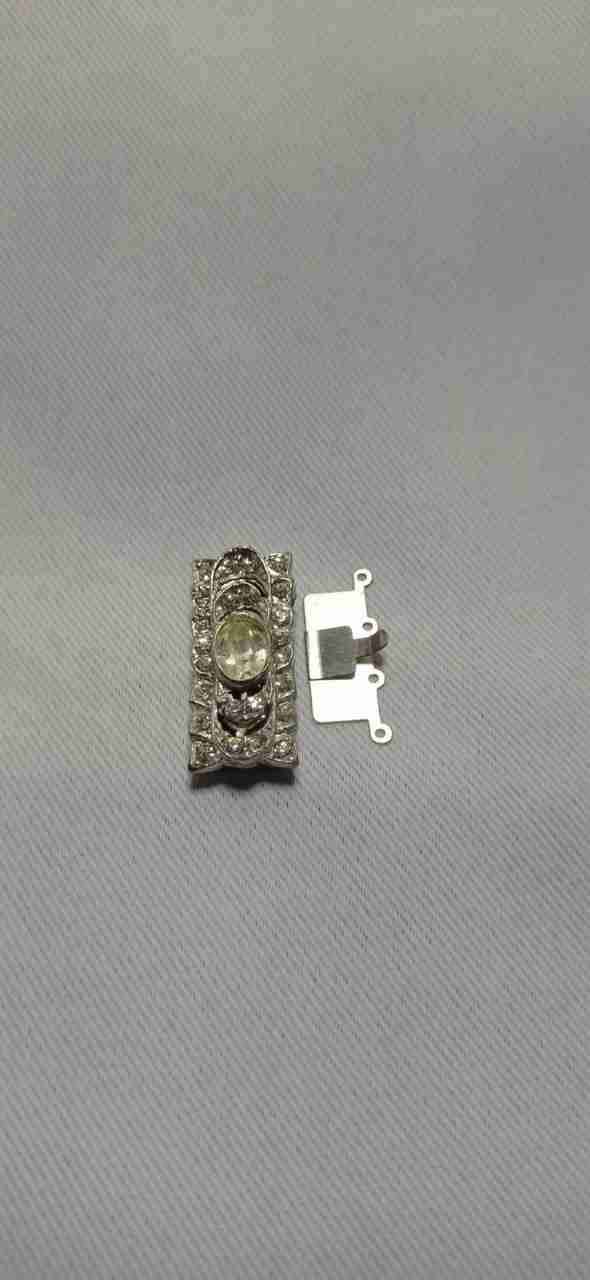 Broche vintage con piedras brillantes - miniatura 6