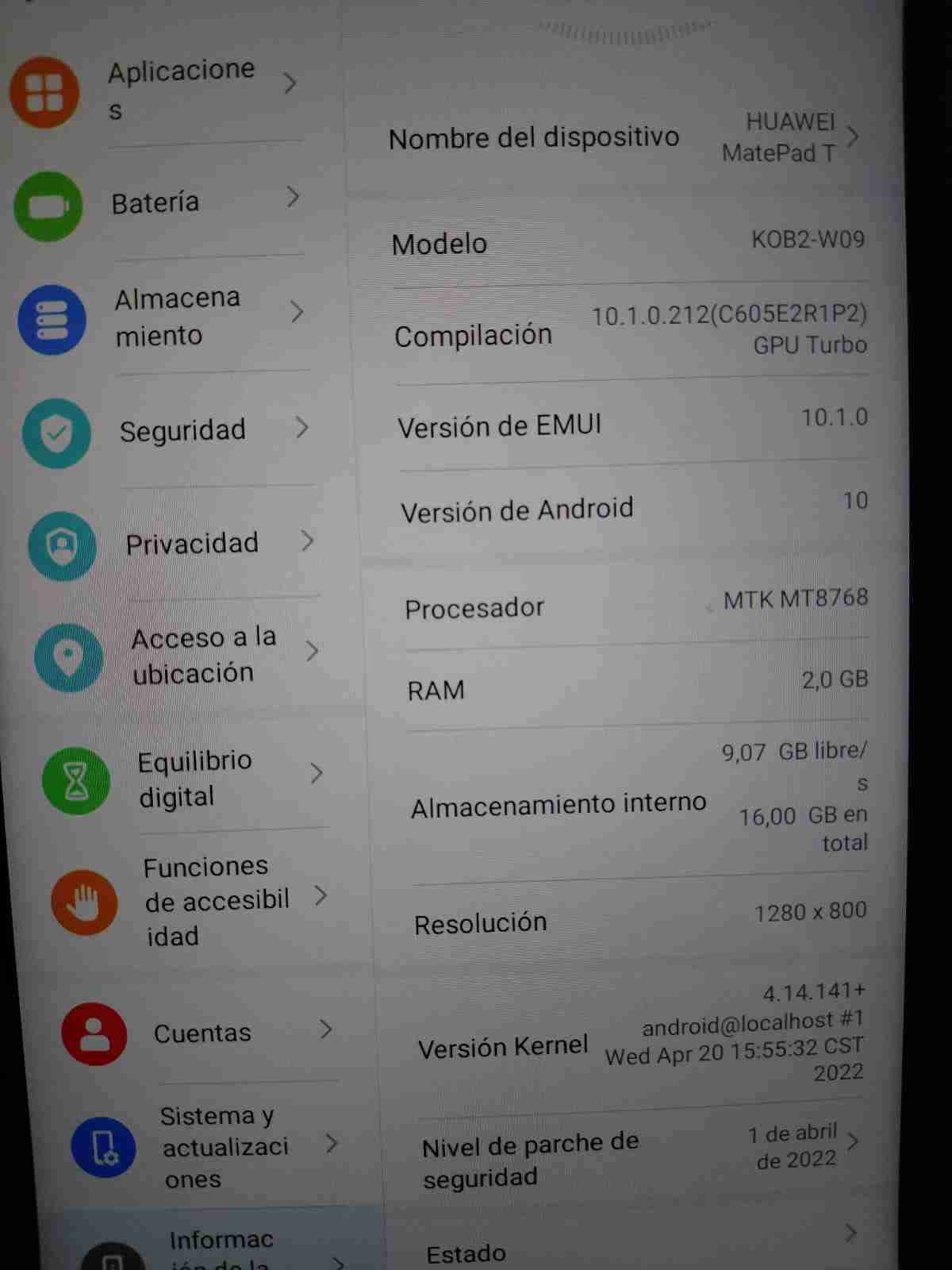 Tablet Huawei Matepad T8 8" 32GB9 - miniatura 5