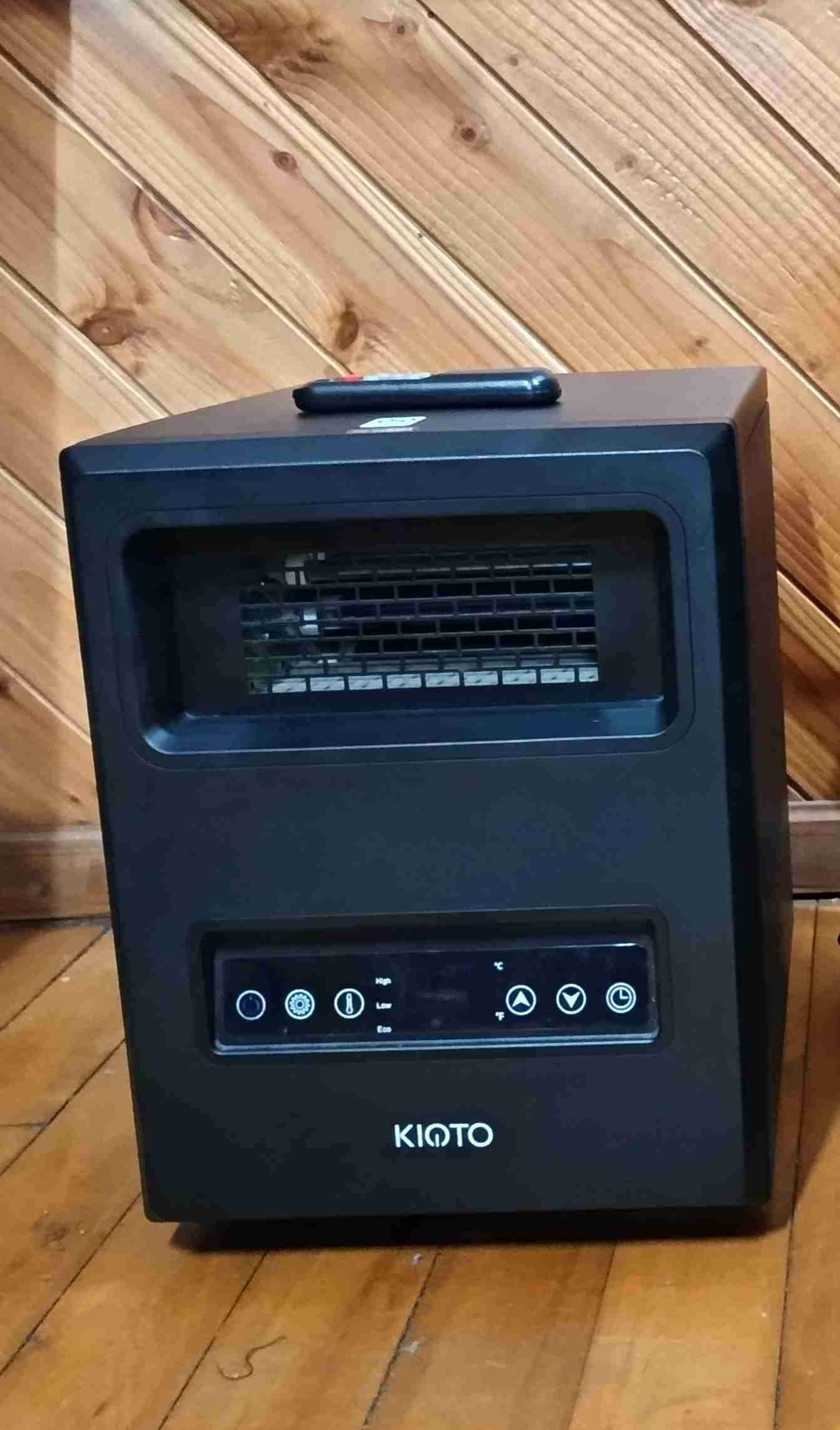 Calefactor Kioto eléctrico negro