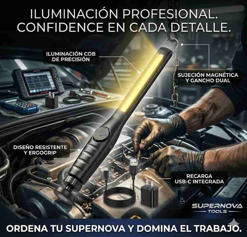 Linterna LED Supernova ergonómica