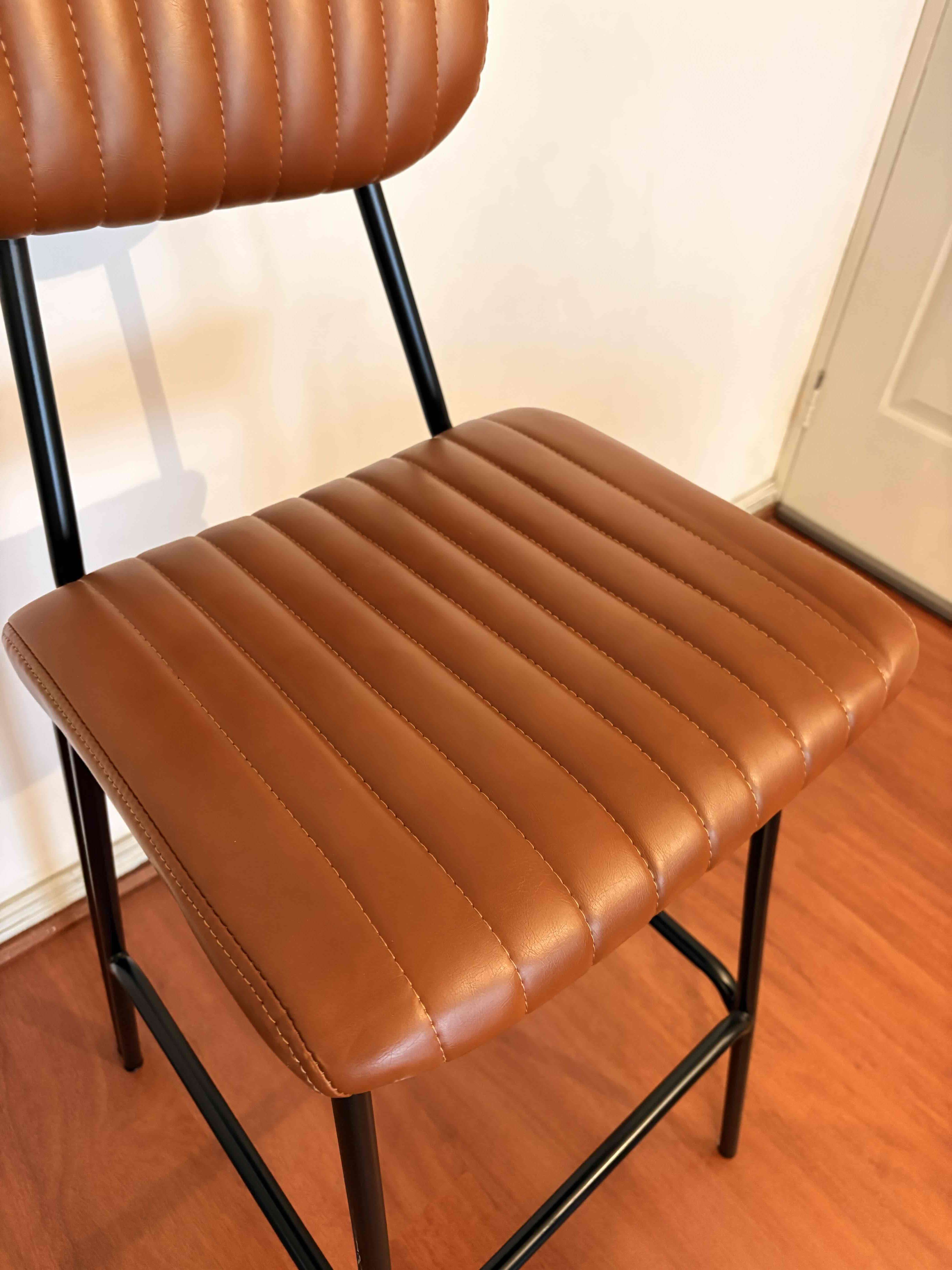 Juego de 6 taburetes tapizados - miniatura 3