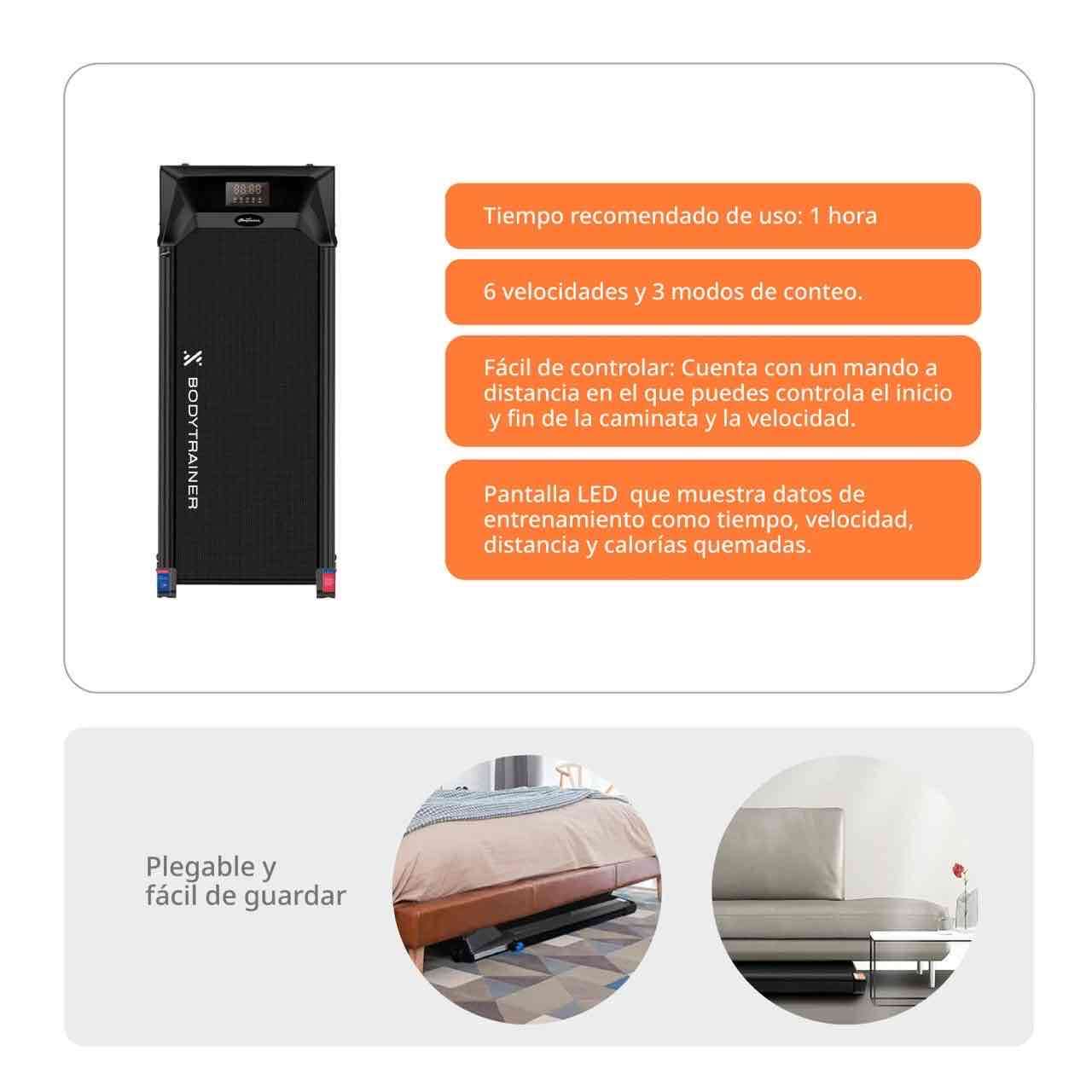 Caminadora Eléctrica  BodyTrainer Compacta Z8 - miniatura 4