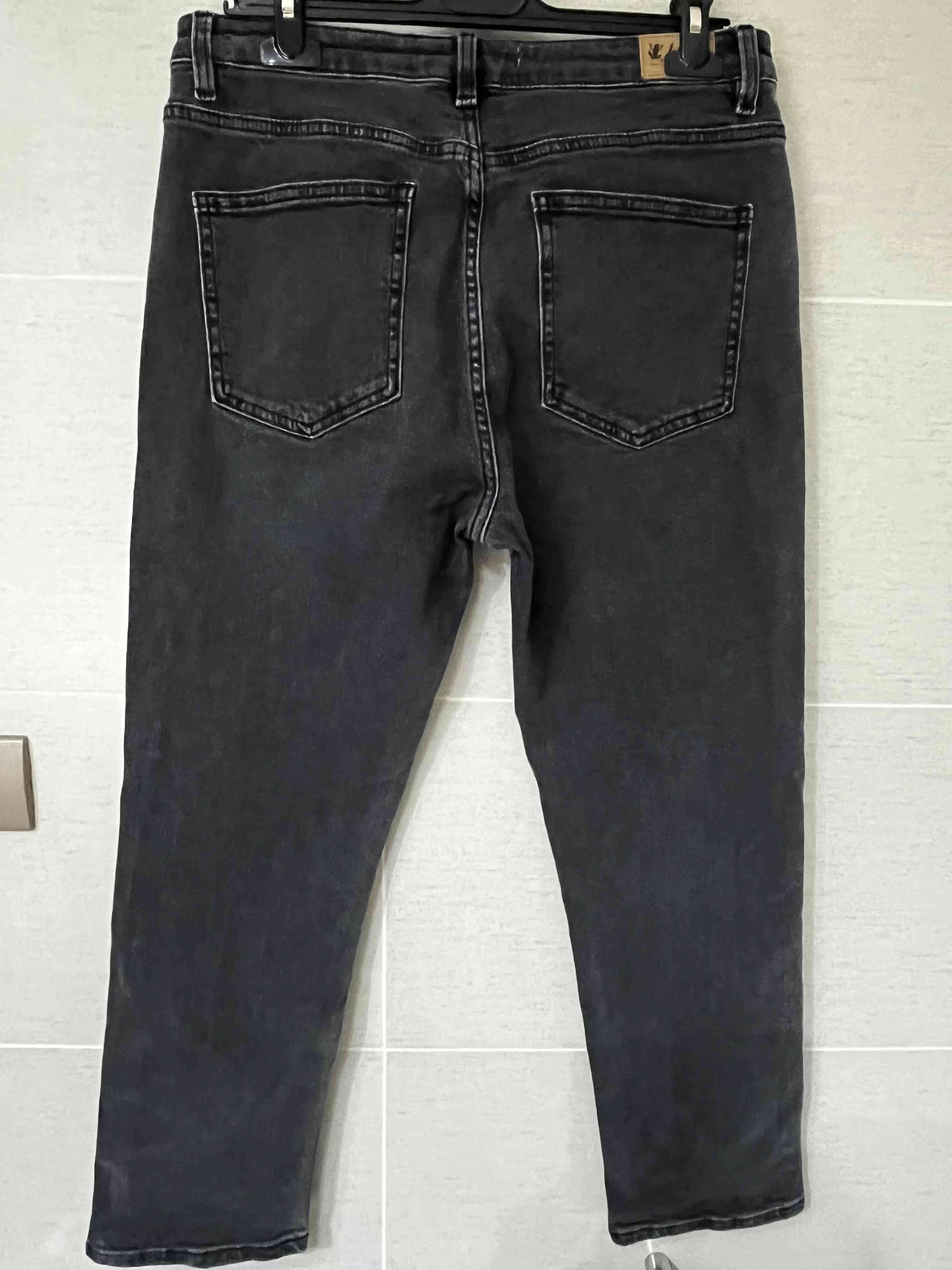 Jeans bicolor gris talla 40 Froens - miniatura 2