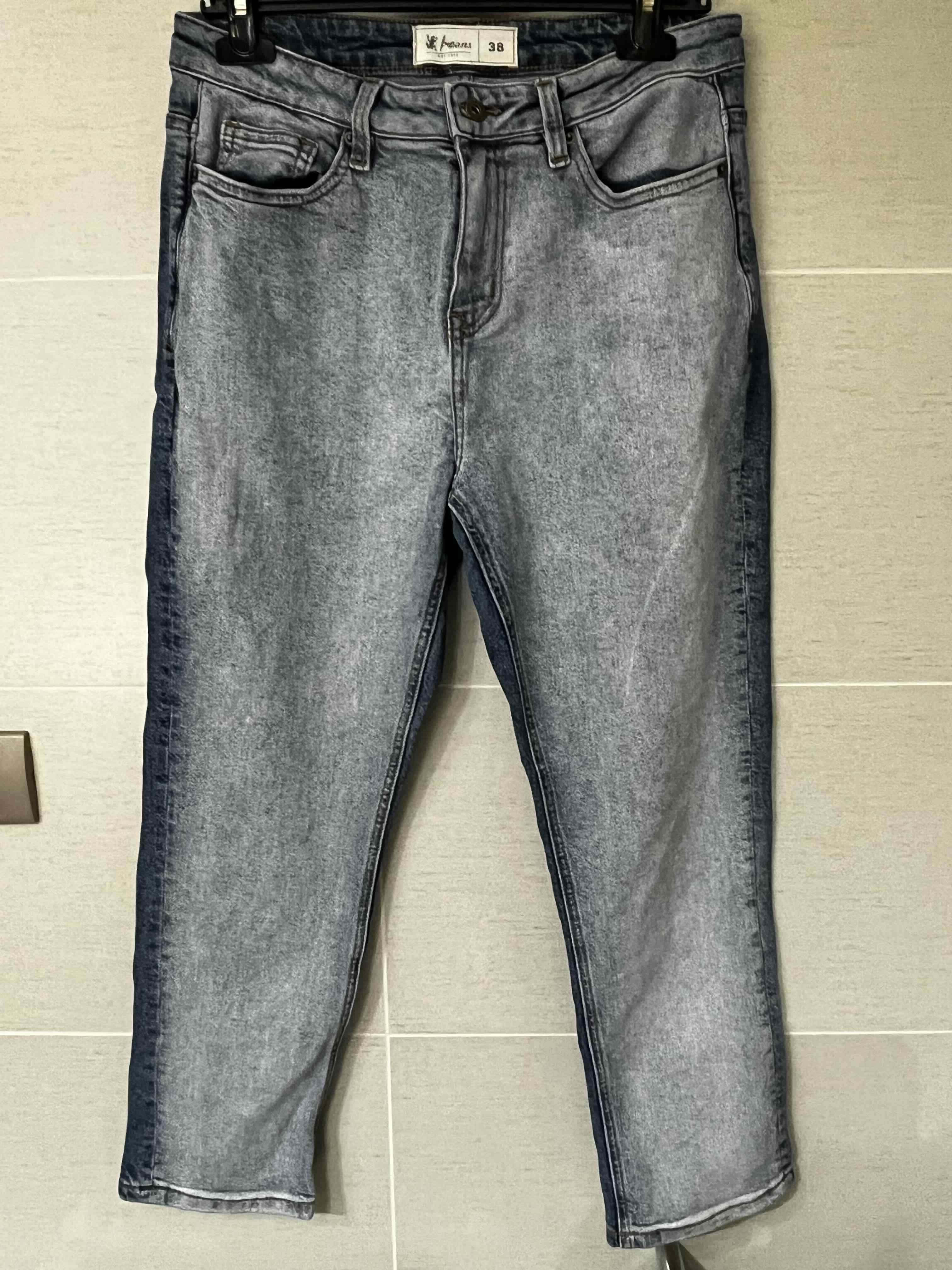 Jeans bicolor azul claro talla 38 Froens