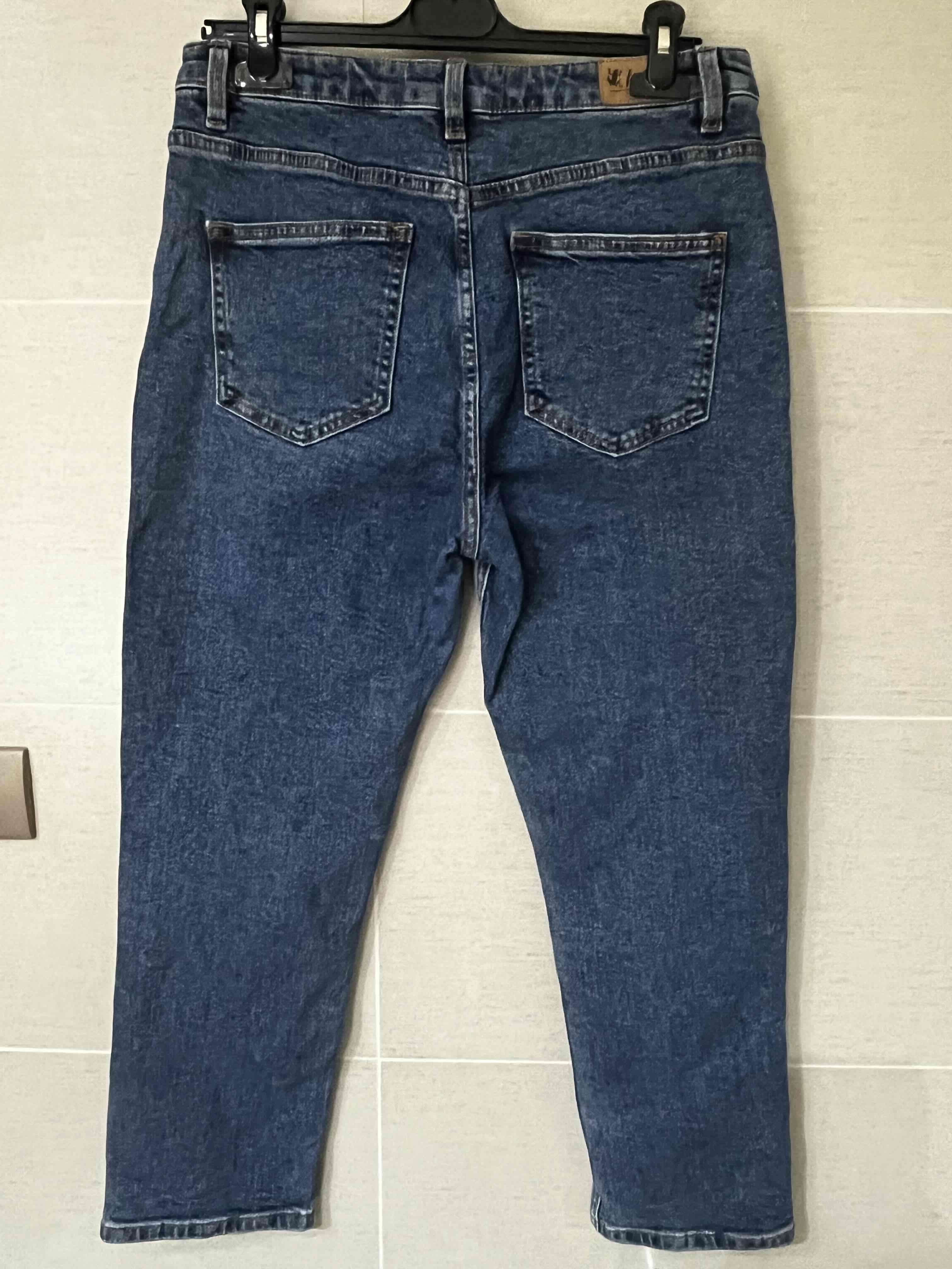 Jeans bicolor azul claro talla 38 Froens - miniatura 2