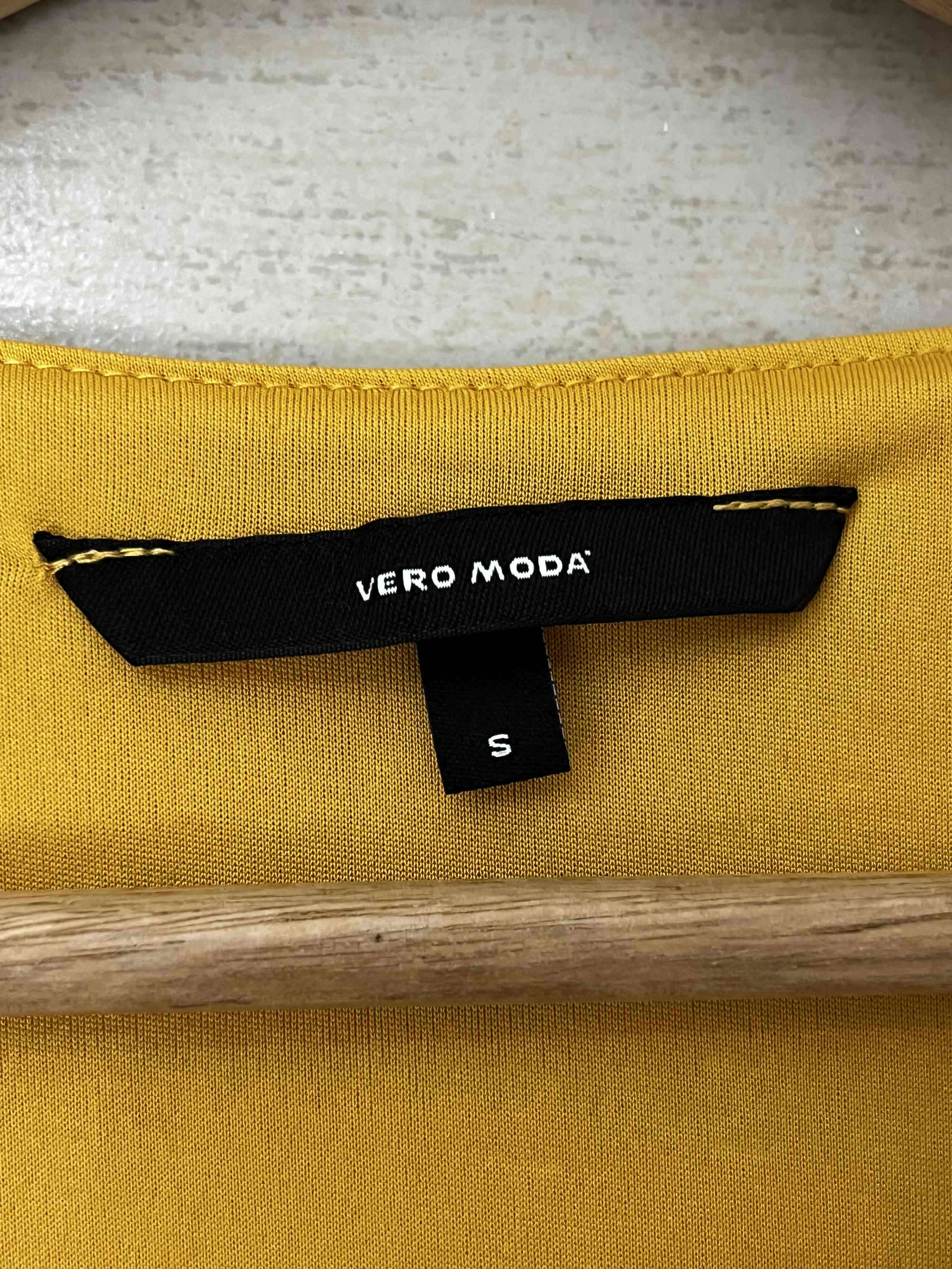 Blusa sin mangas amarilla Vero Moda - miniatura 3