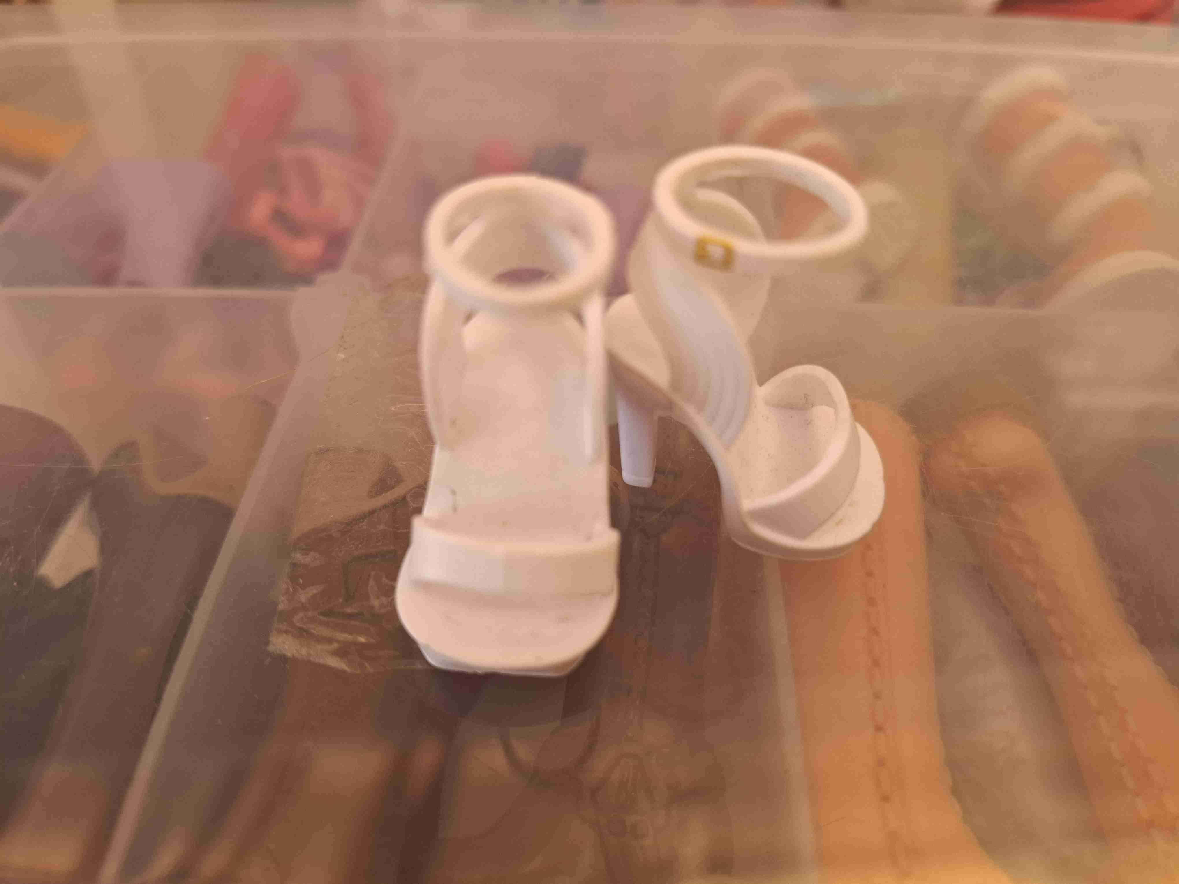 Zapatillas de muñeca rainbow highblancas - miniatura 3