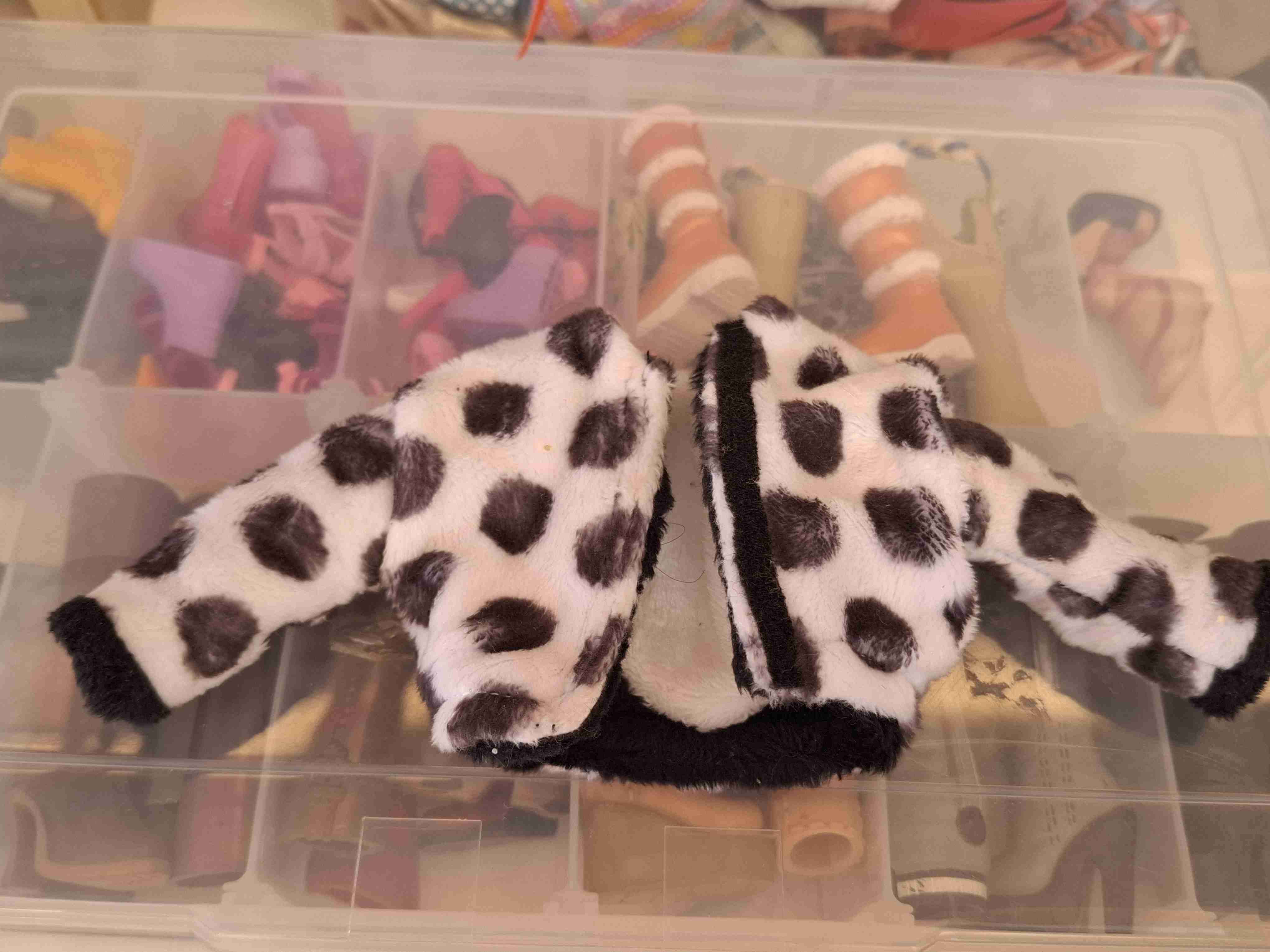 Zapatillas de muñeca rainbow highblancas - miniatura 5