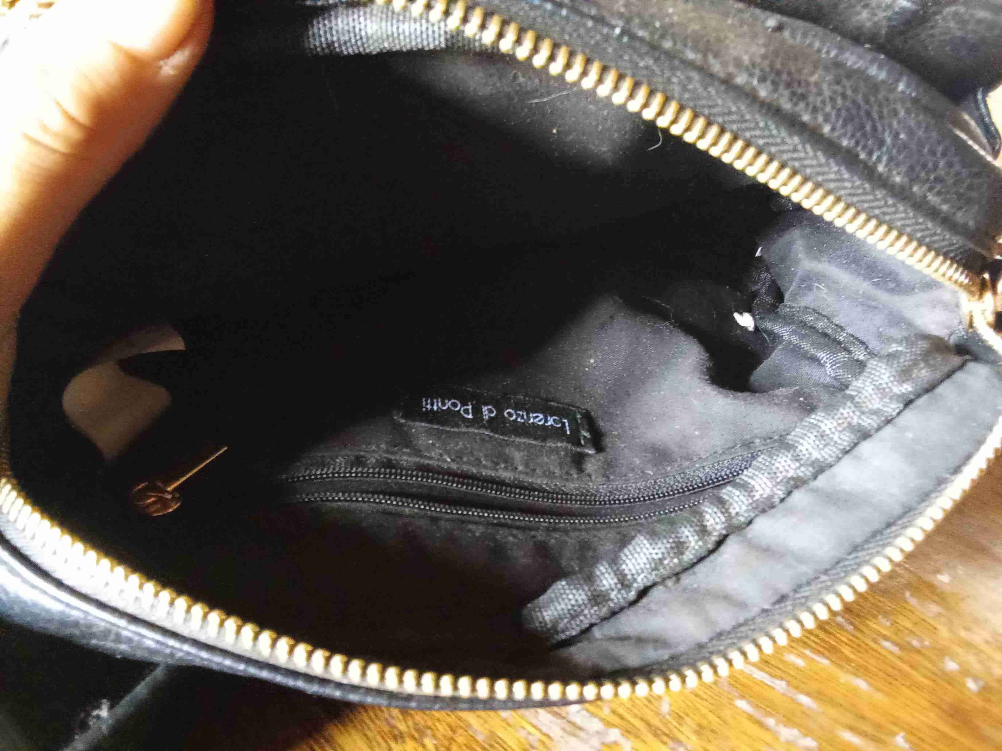 Bolso negro de cuero pequeño - miniatura 5