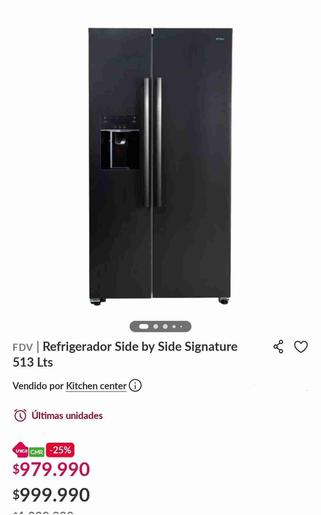 Refrigerador Side by Side FDV 513L