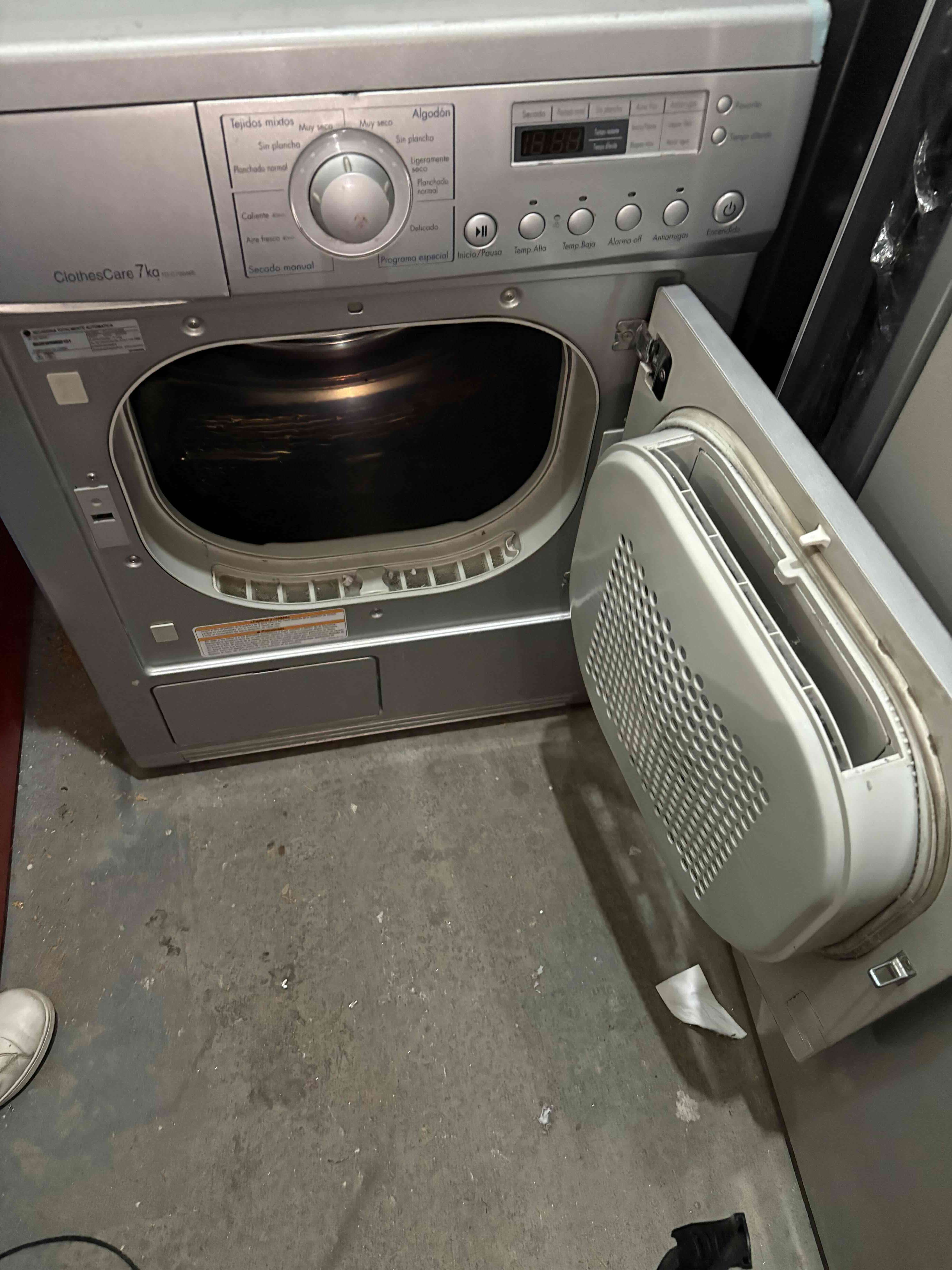 Secadora LG de ropa 7kg,