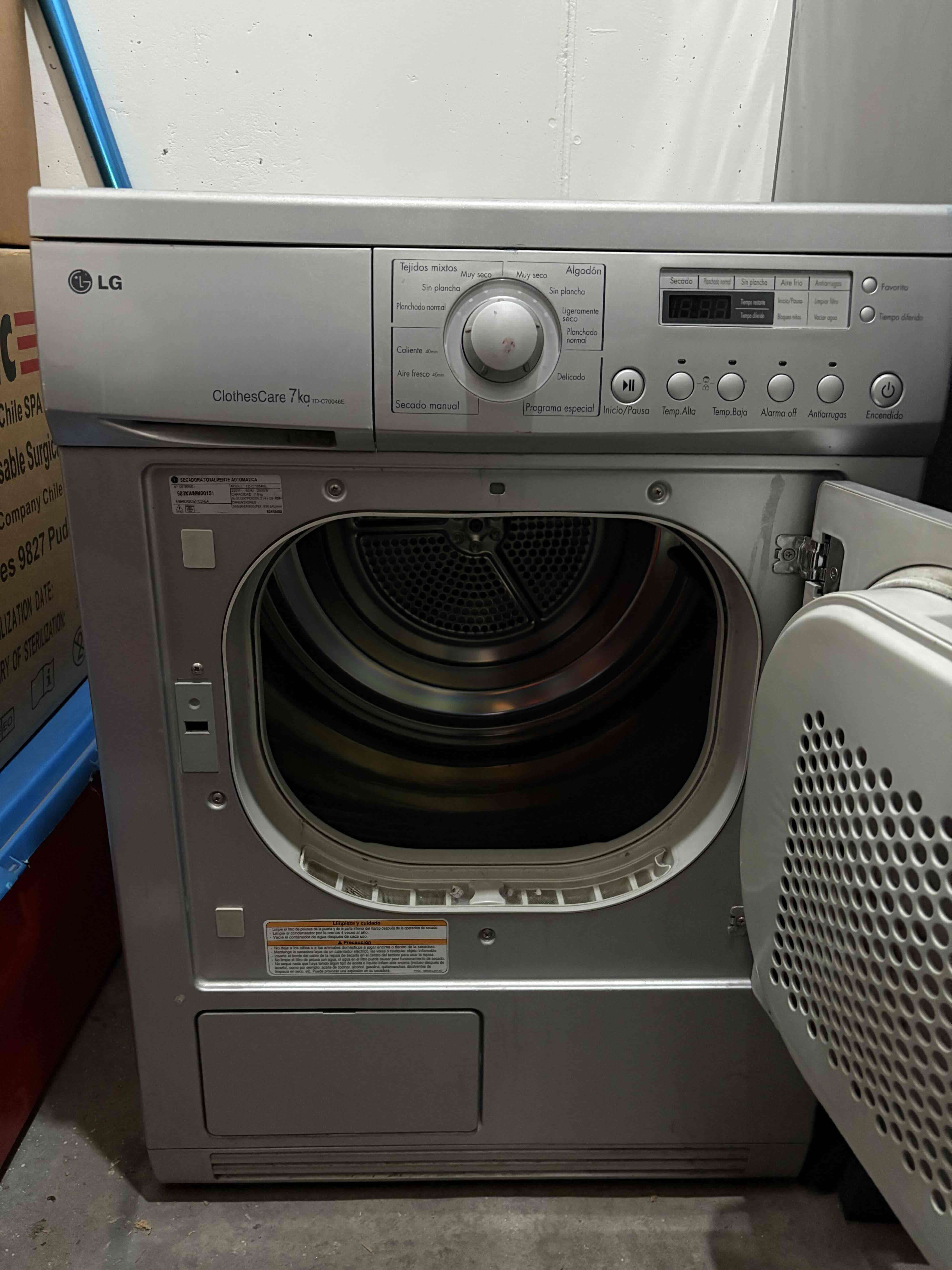 Secadora LG de ropa 7kg, - miniatura 6