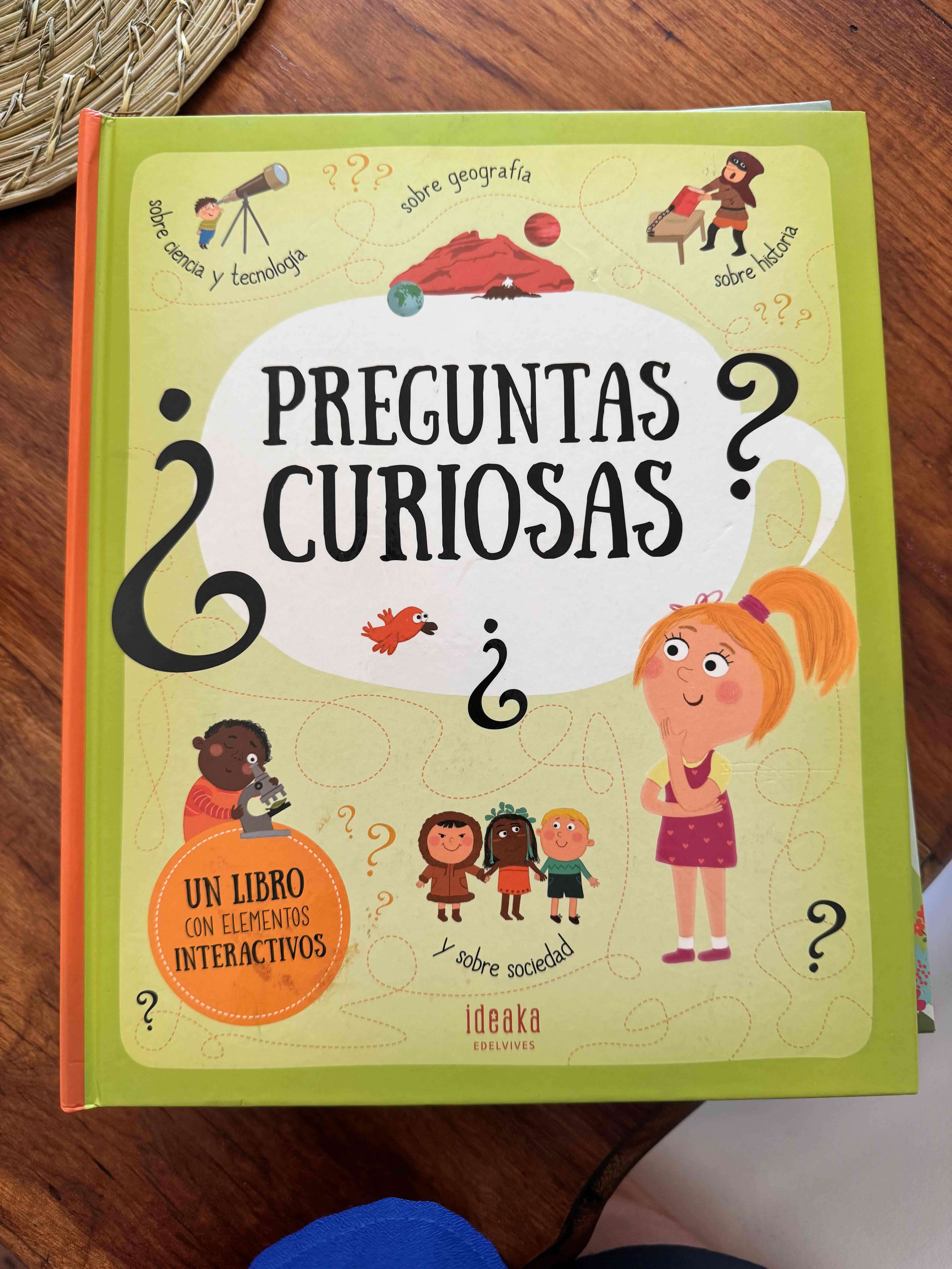 Libro Preguntas Curiosas Interactivo