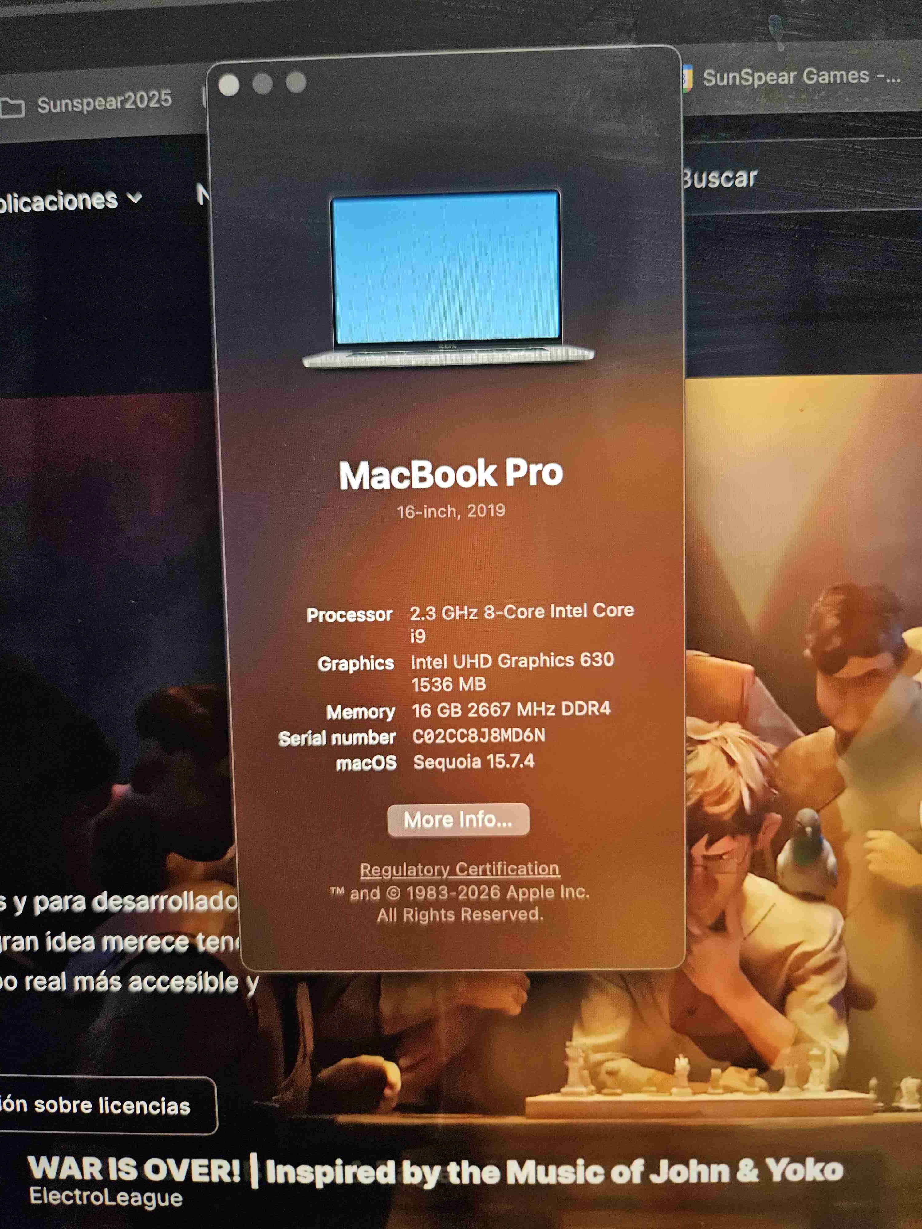 Laptop MacBook Pro 16 pulgadas - miniatura 5