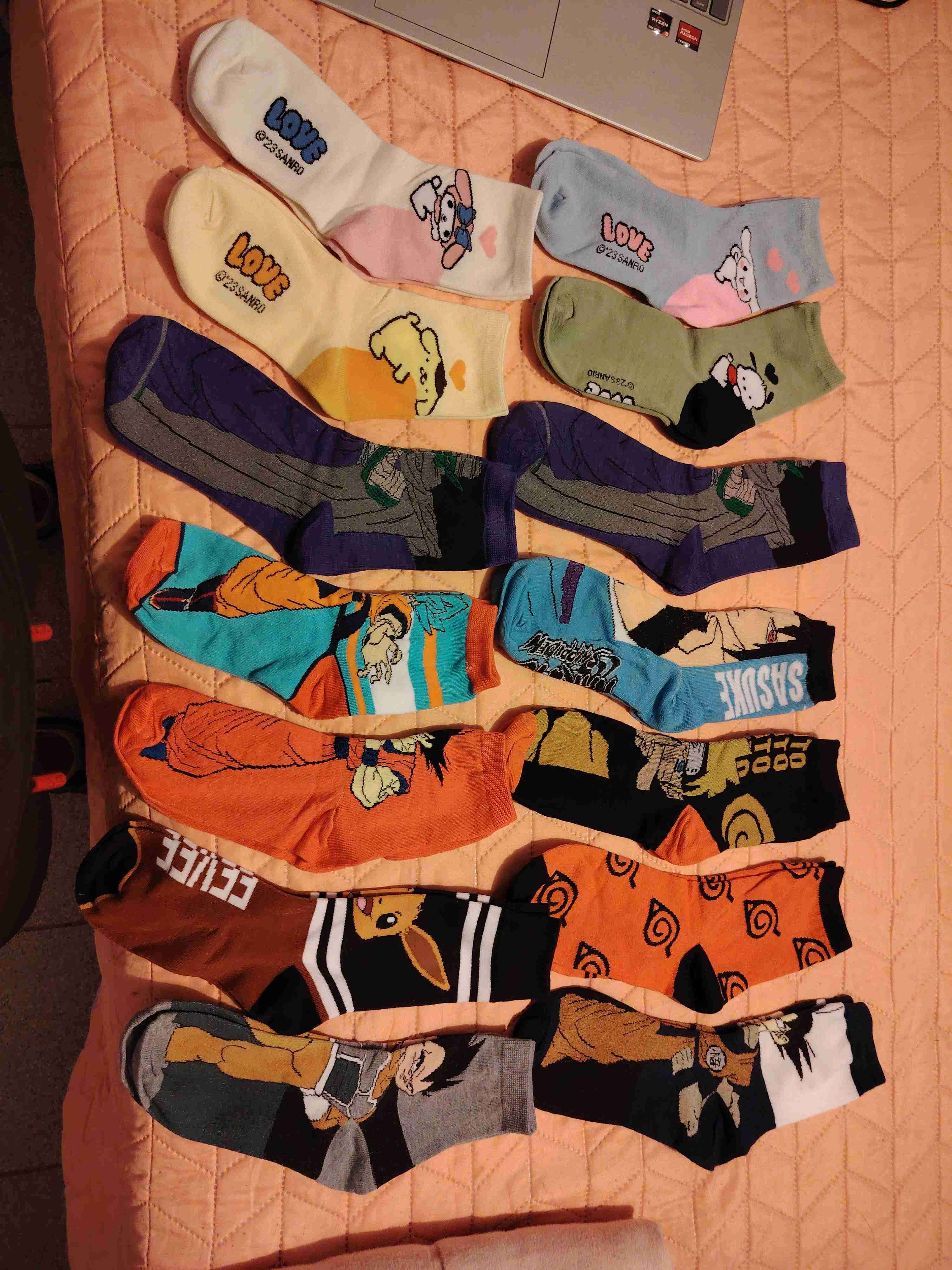Colección de calcetines estampados