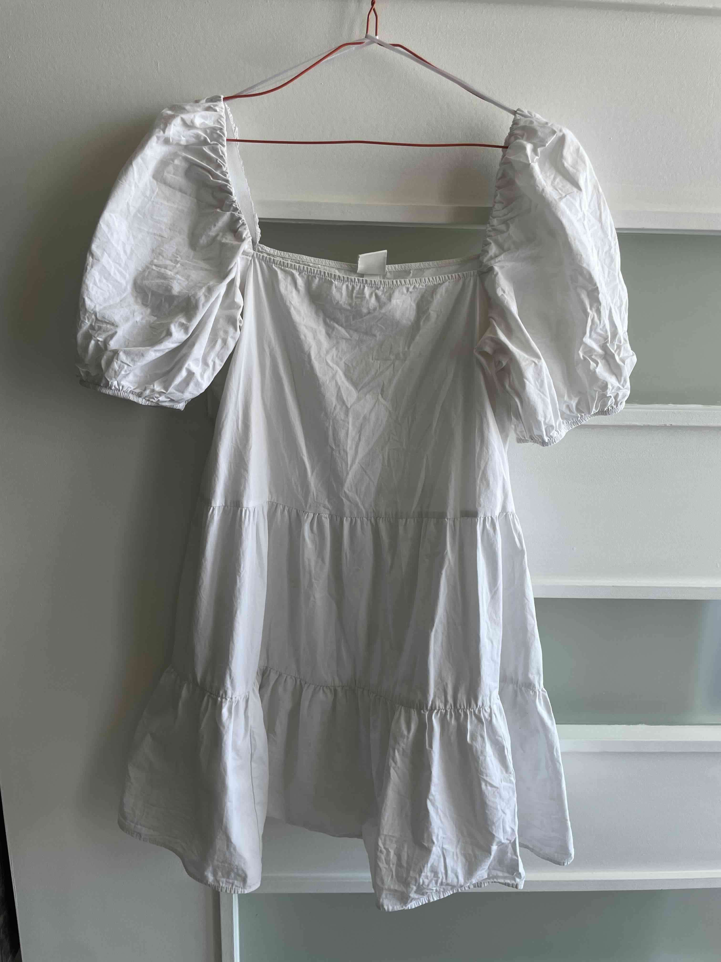 Vestido blanco de algodón