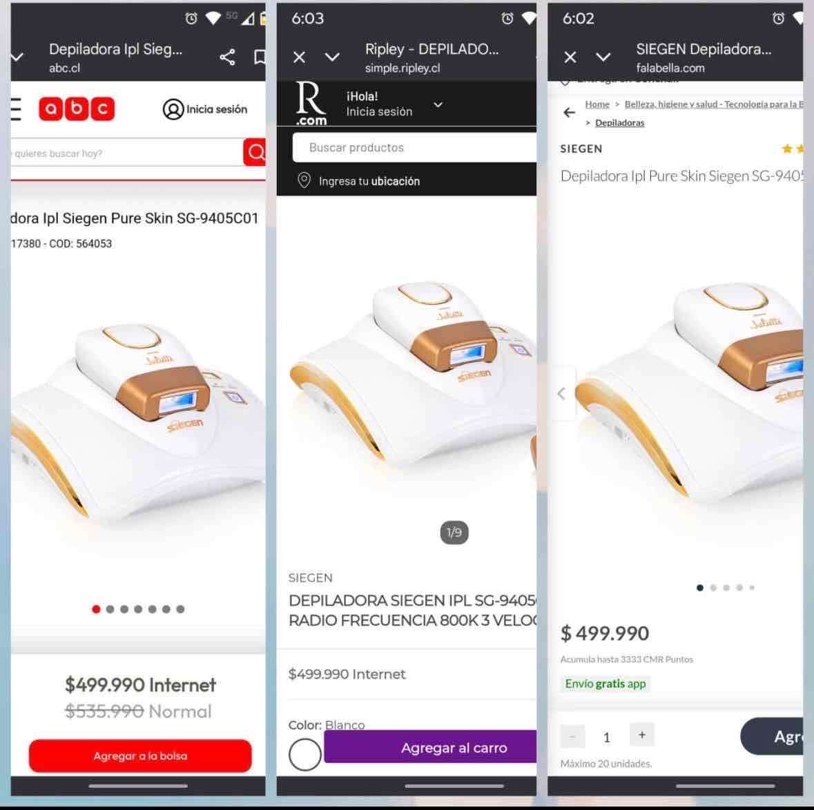 Depiladora IPL Siegen - miniatura 4