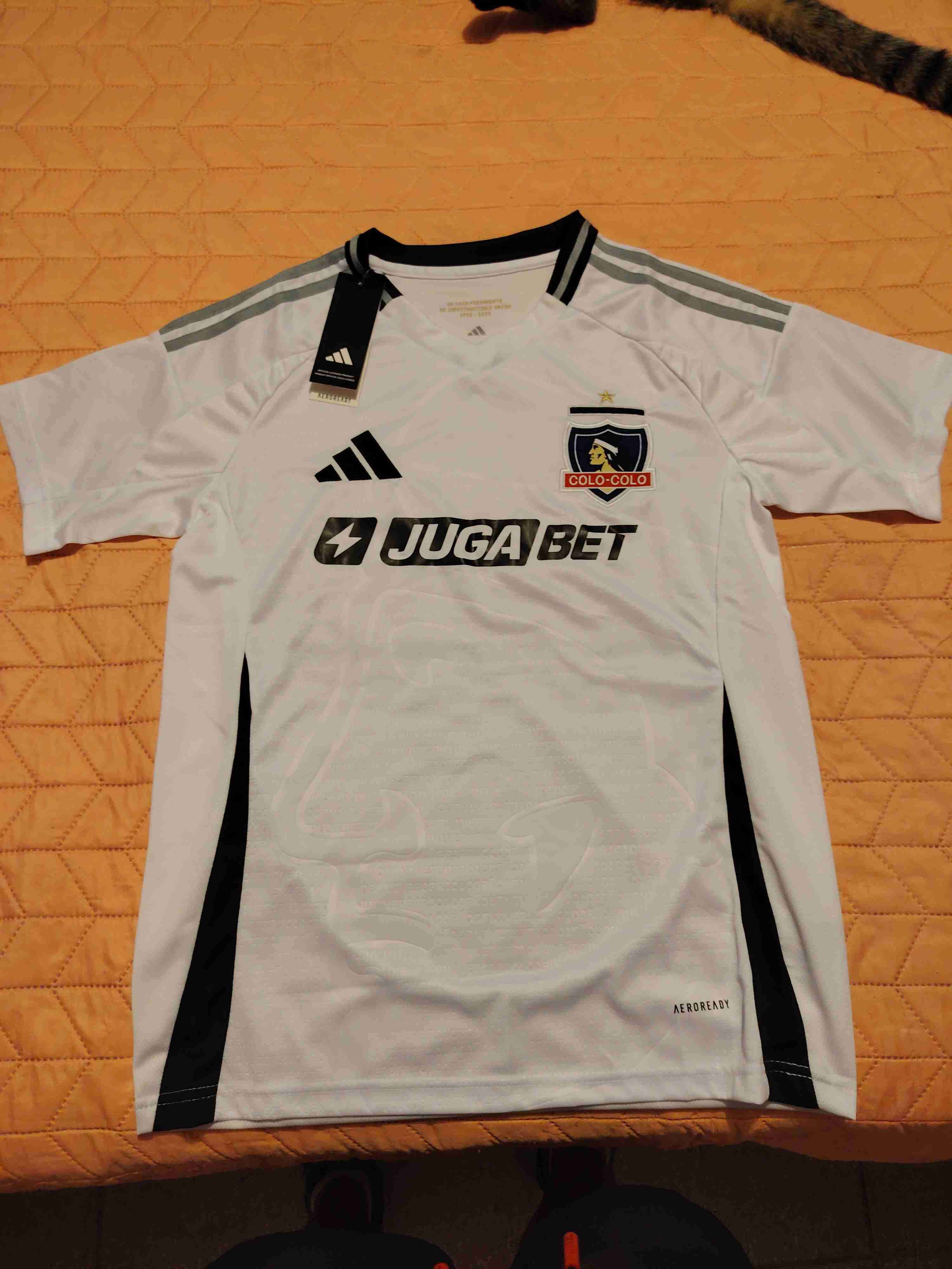 Camiseta blanca de fútbol Colo-Colo