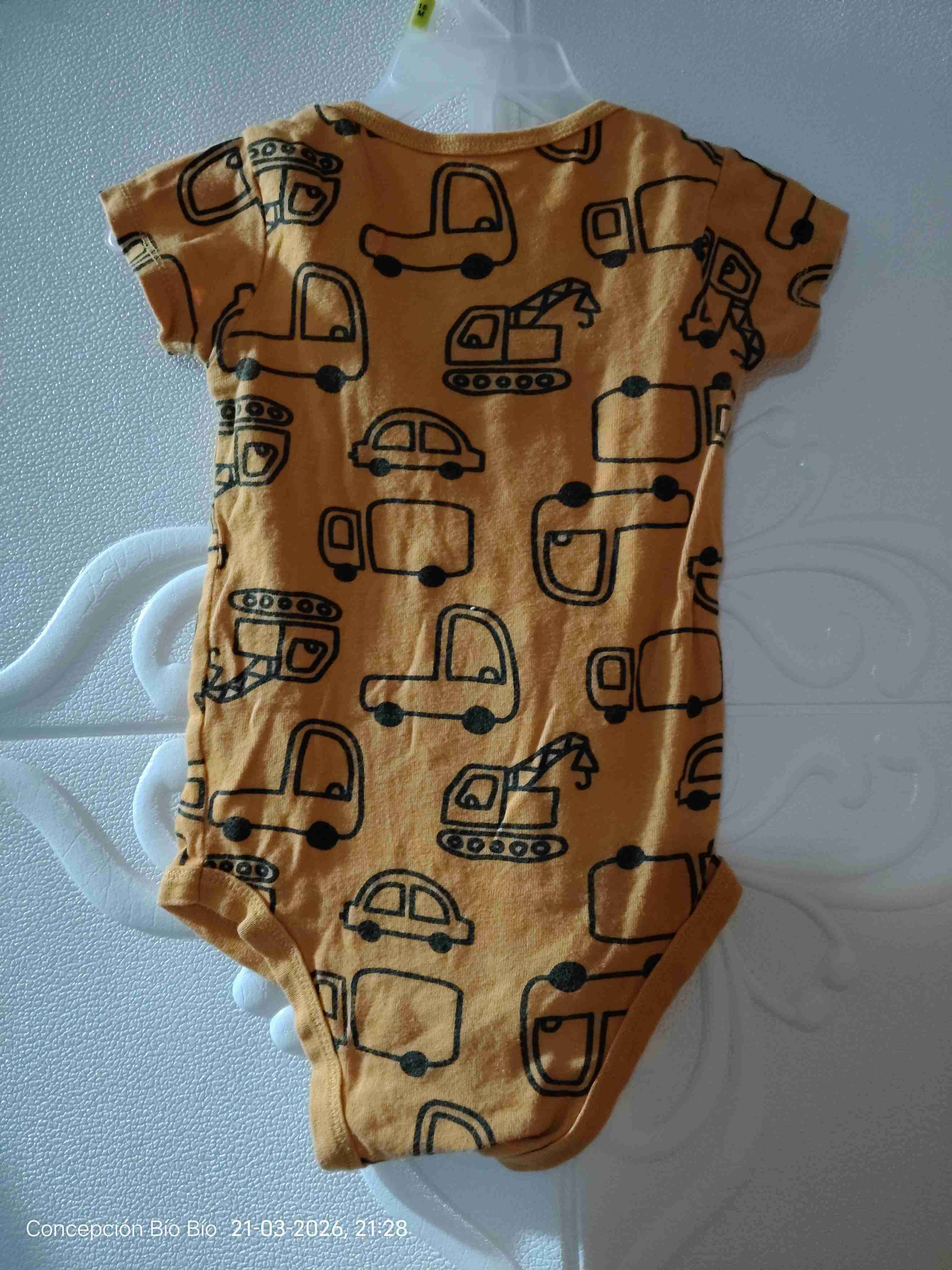 Body infantil amarillo con estampado - miniatura 2