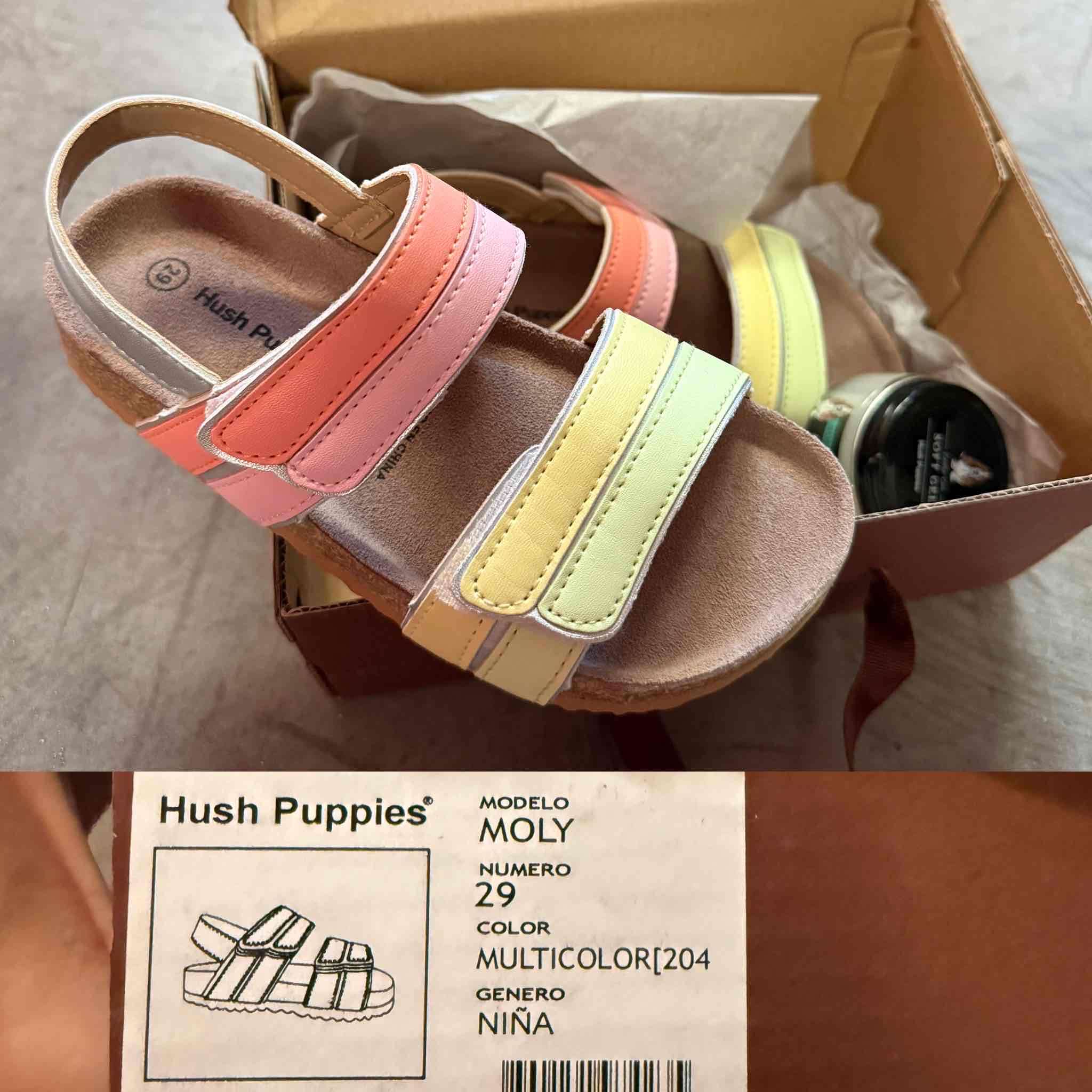 Sandalias multicolor niña Hush Puppies