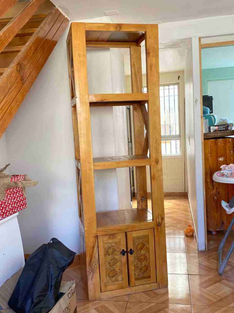 Estantería de madera alta - miniatura 3