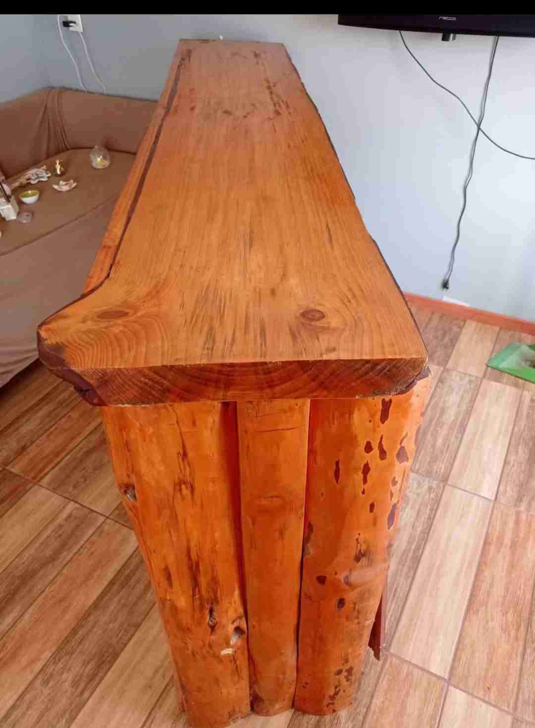 Mueble de bar de madera rústica - miniatura 2