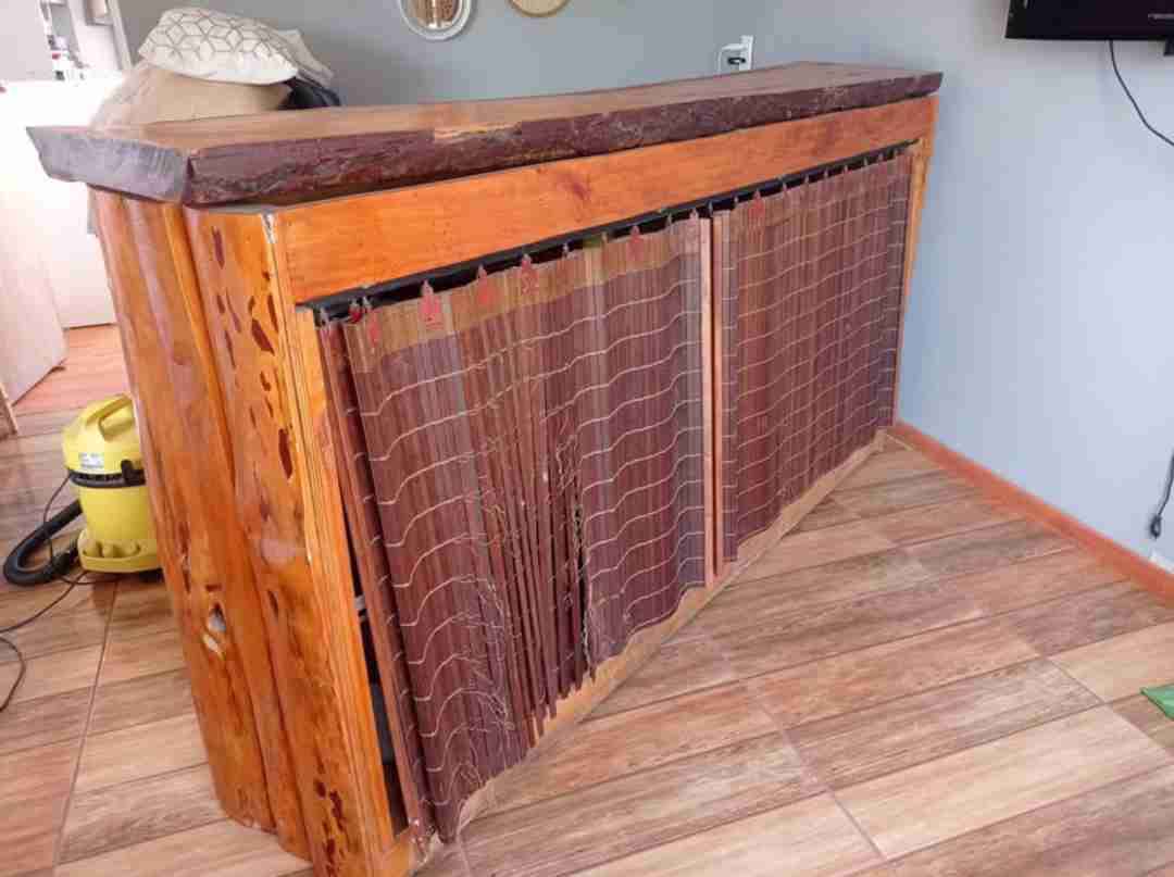 Mueble de bar de madera rústica - miniatura 3