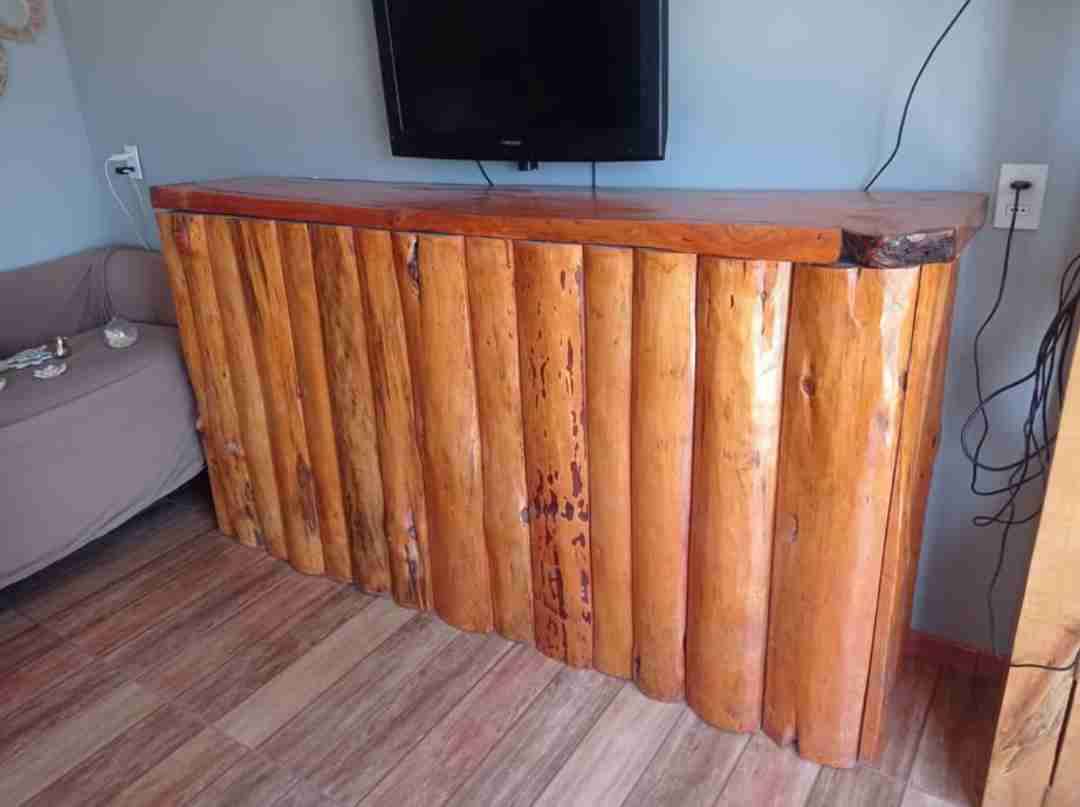 Mueble de bar de madera rústica - miniatura 5