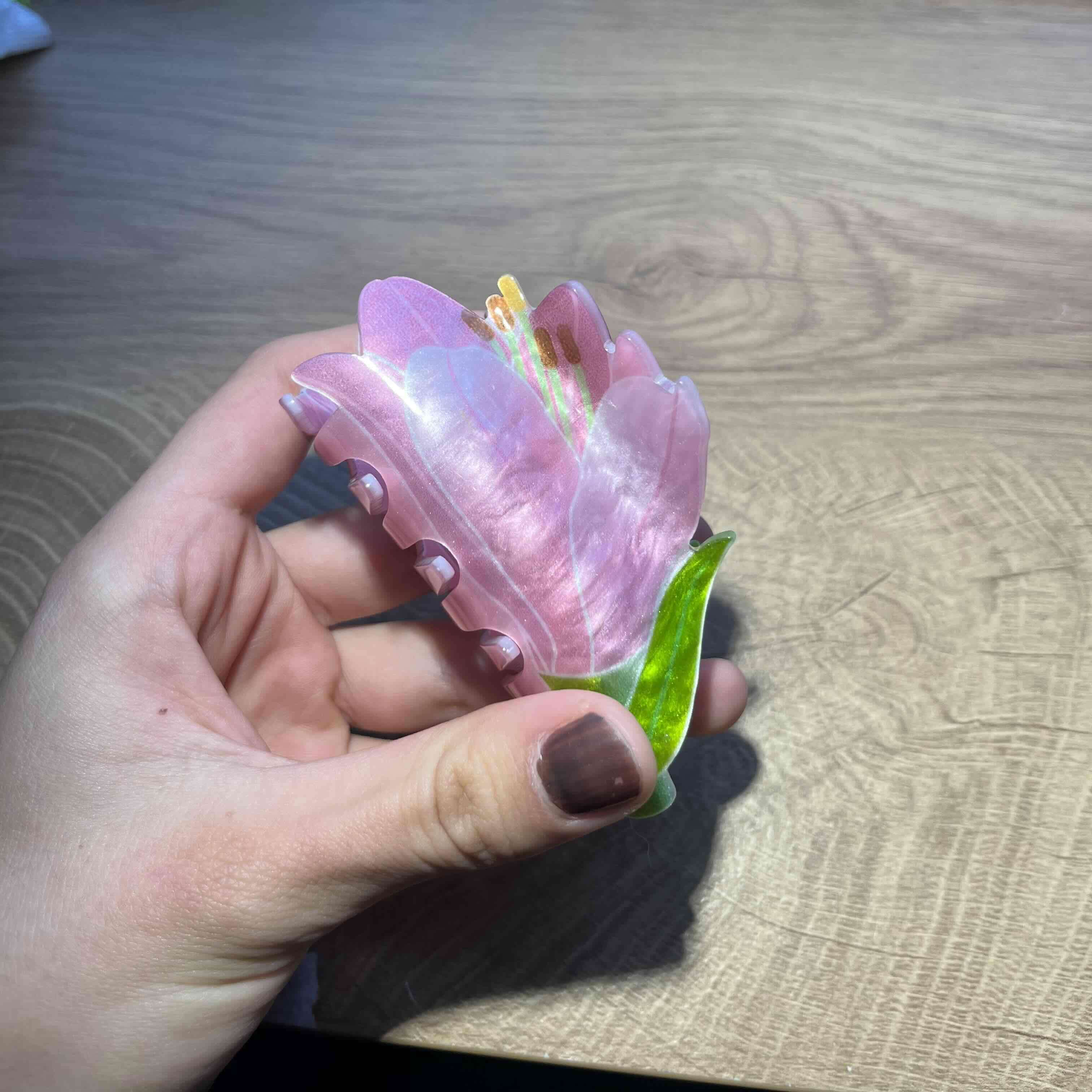 Pinza de pelo en forma de flor